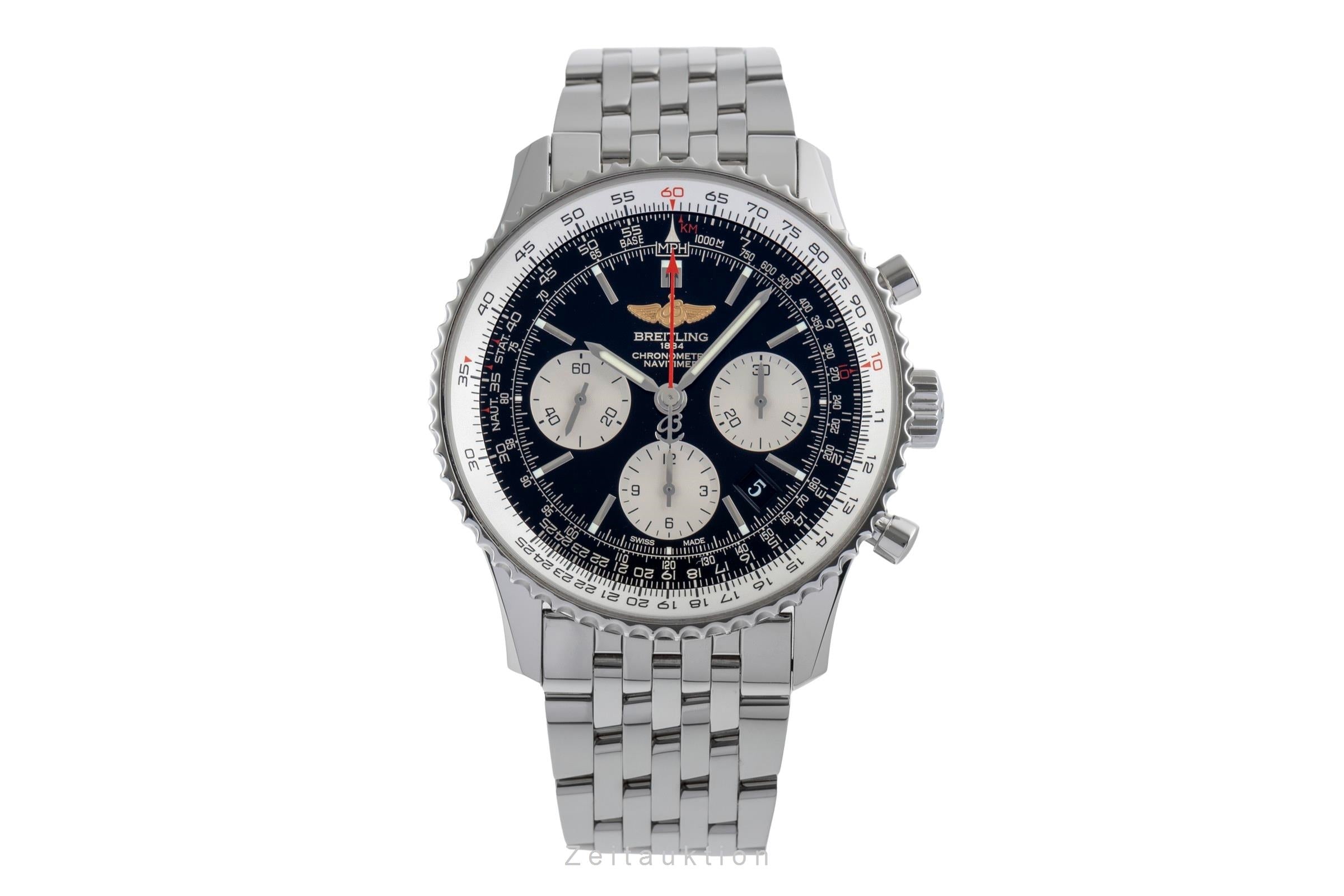 Breitling Navitimer 01 Automatik Edelstahl Ref. AB012012 B&P 2016 VP: 9650€ [2502877]