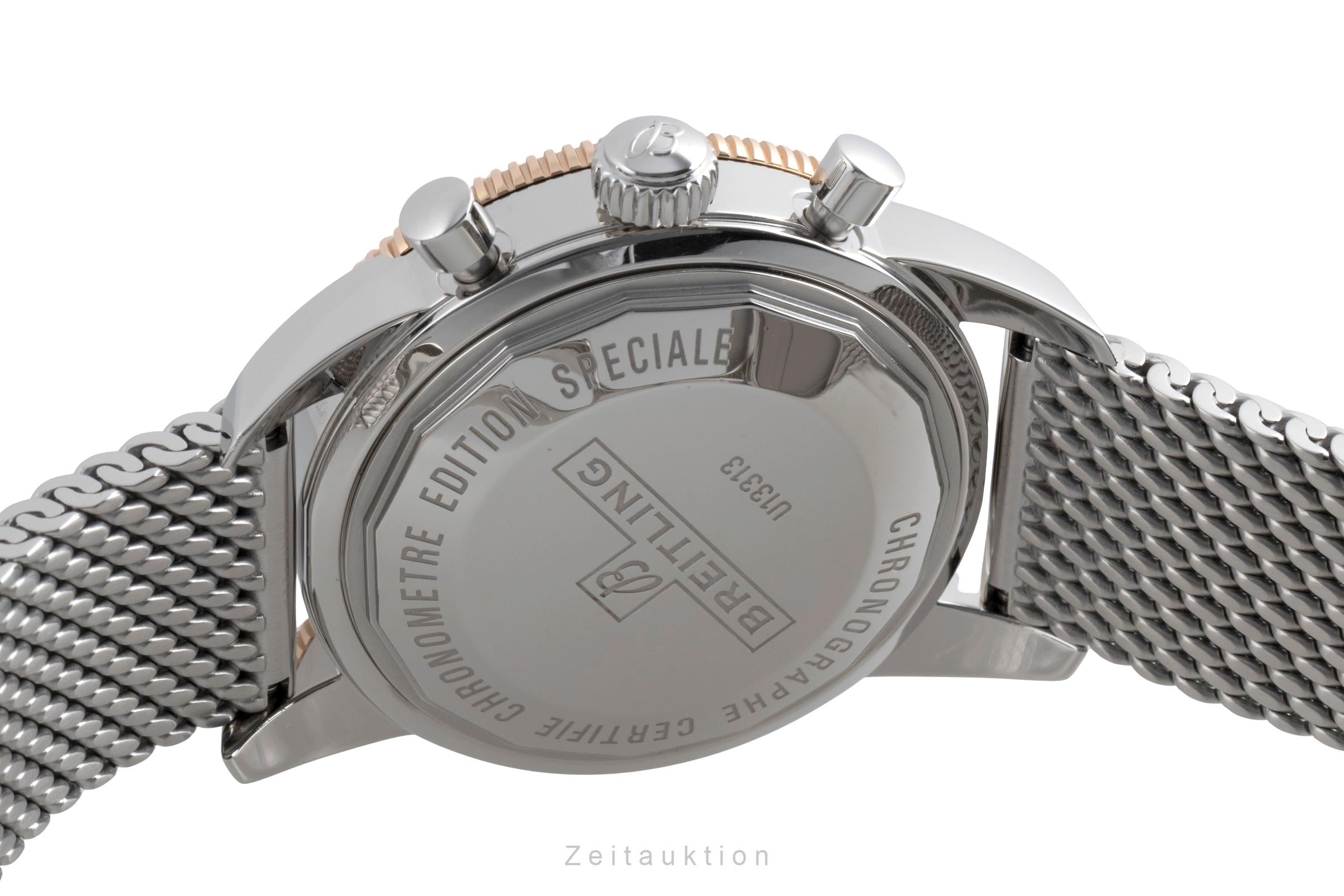 Breitling Superocean chronograph steel / gold automatic men's watch U13313 LP: 10200EUR  [2502879]