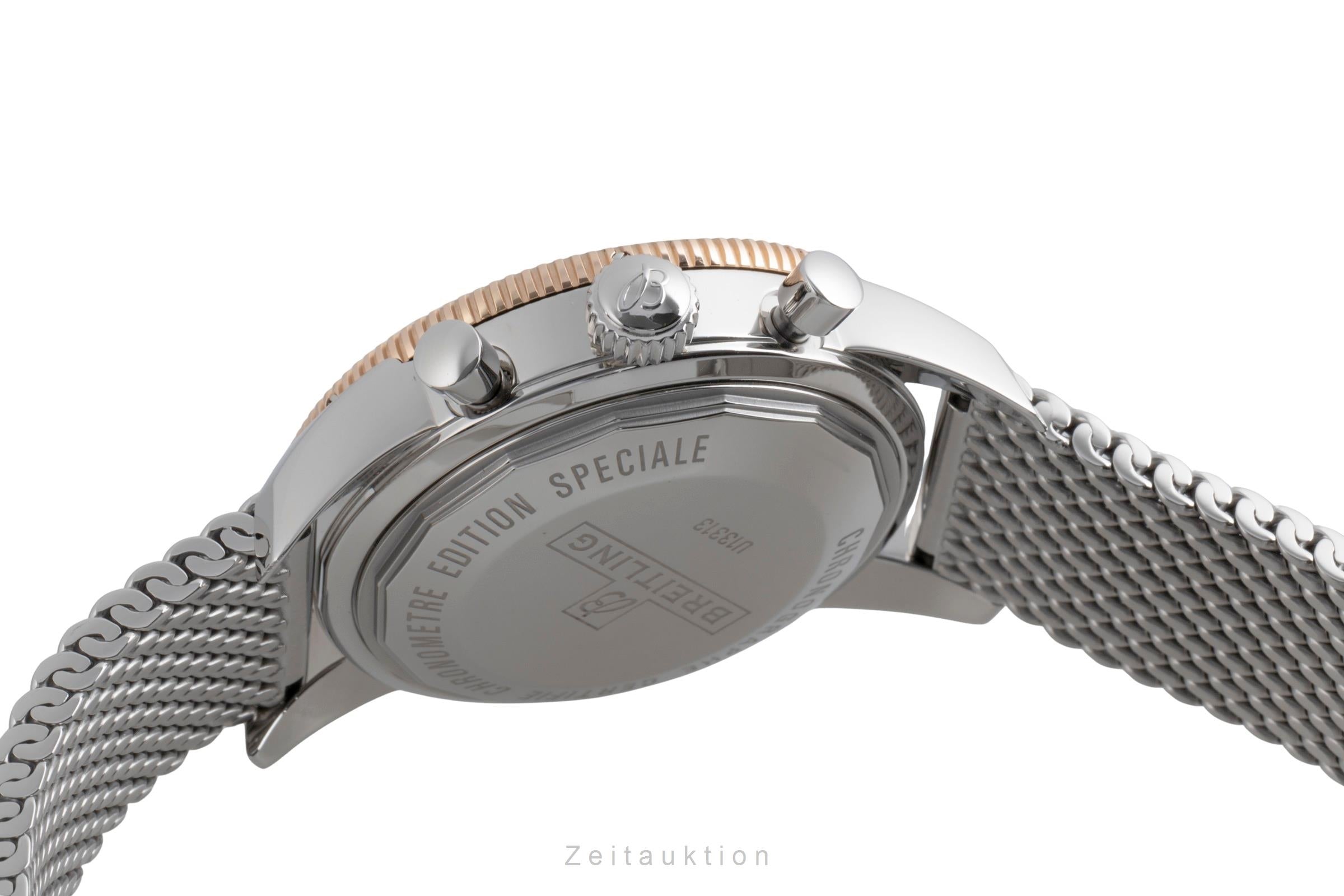 Breitling Superocean chronograph steel / gold automatic men's watch U13313 LP: 10200EUR  [2502879]