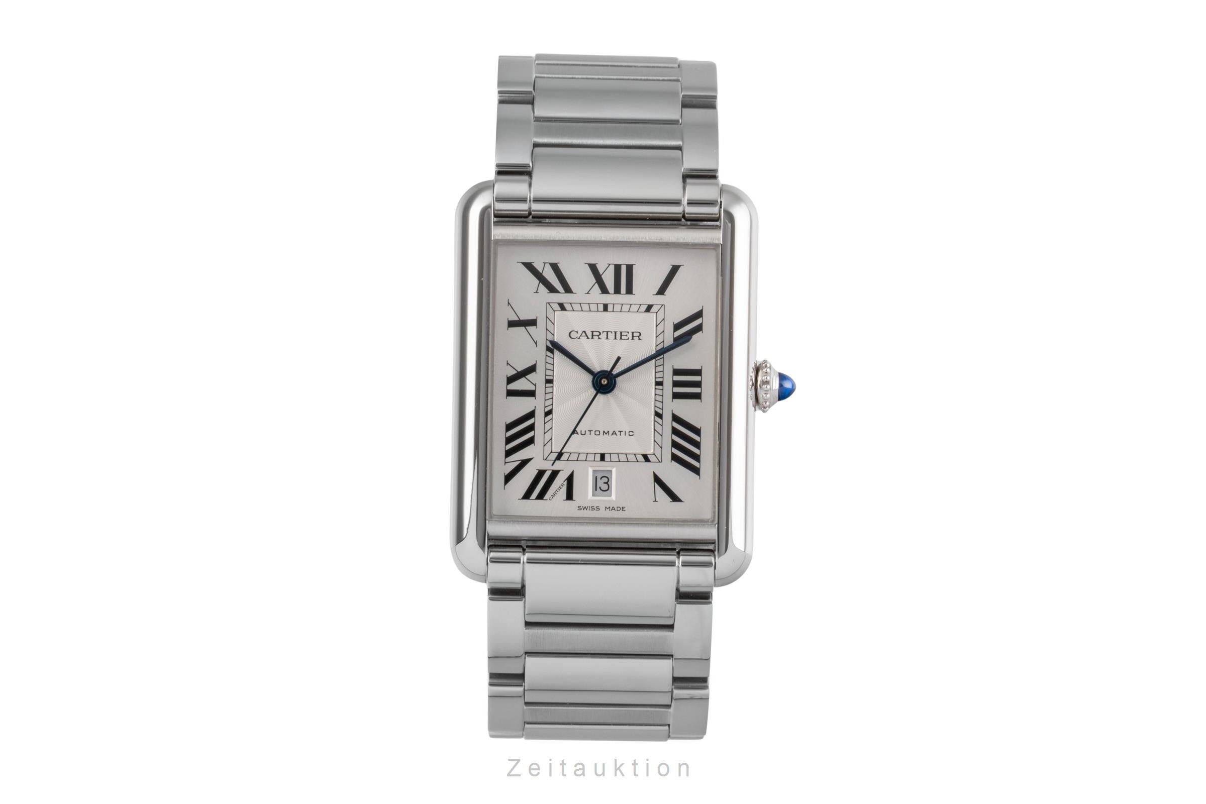 Cartier Tank acier automatique montre pour hommes WSTA0053 LP: 5750EUR  [2502881]