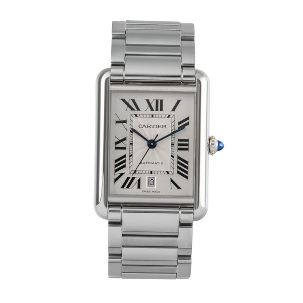 Cartier Tank acier automatique montre pour hommes WSTA0053 LP: 5750EUR  [2502881]