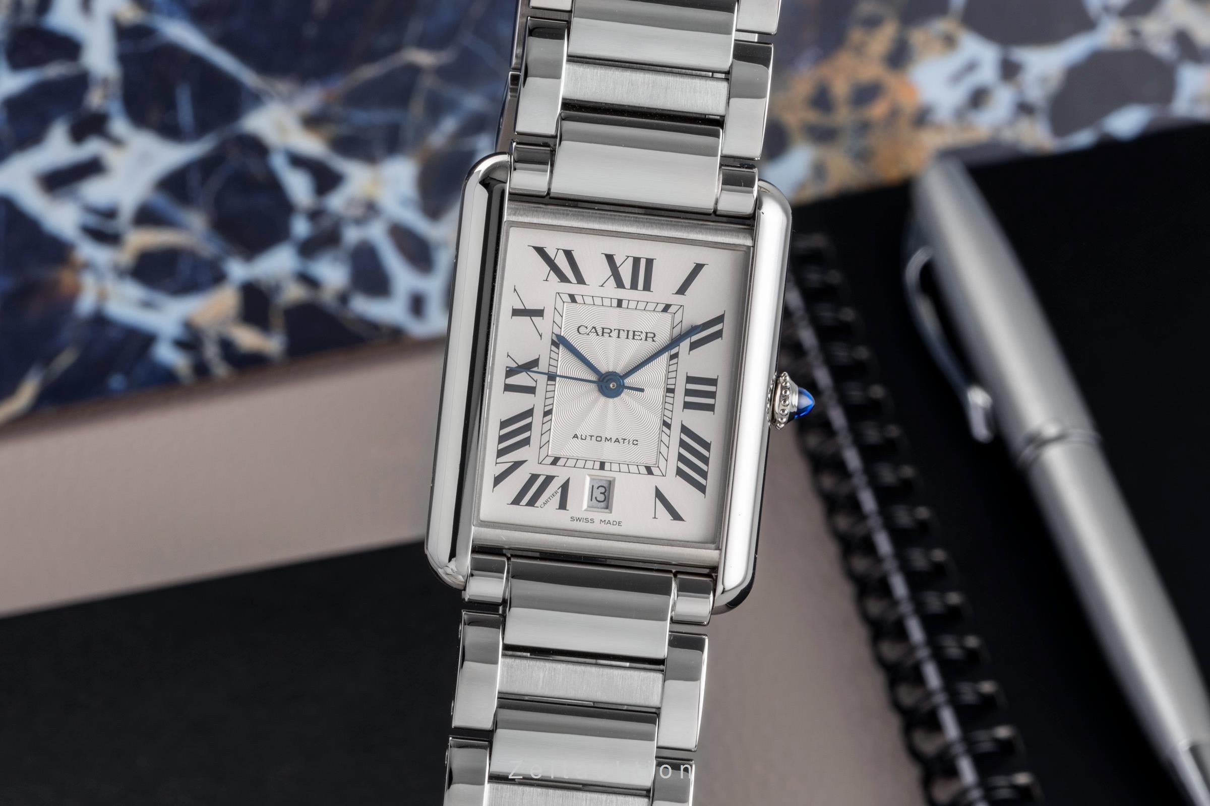 Cartier Tank steel automatic Kal. 1847 MC Ref. WSTA0053 | 2502881