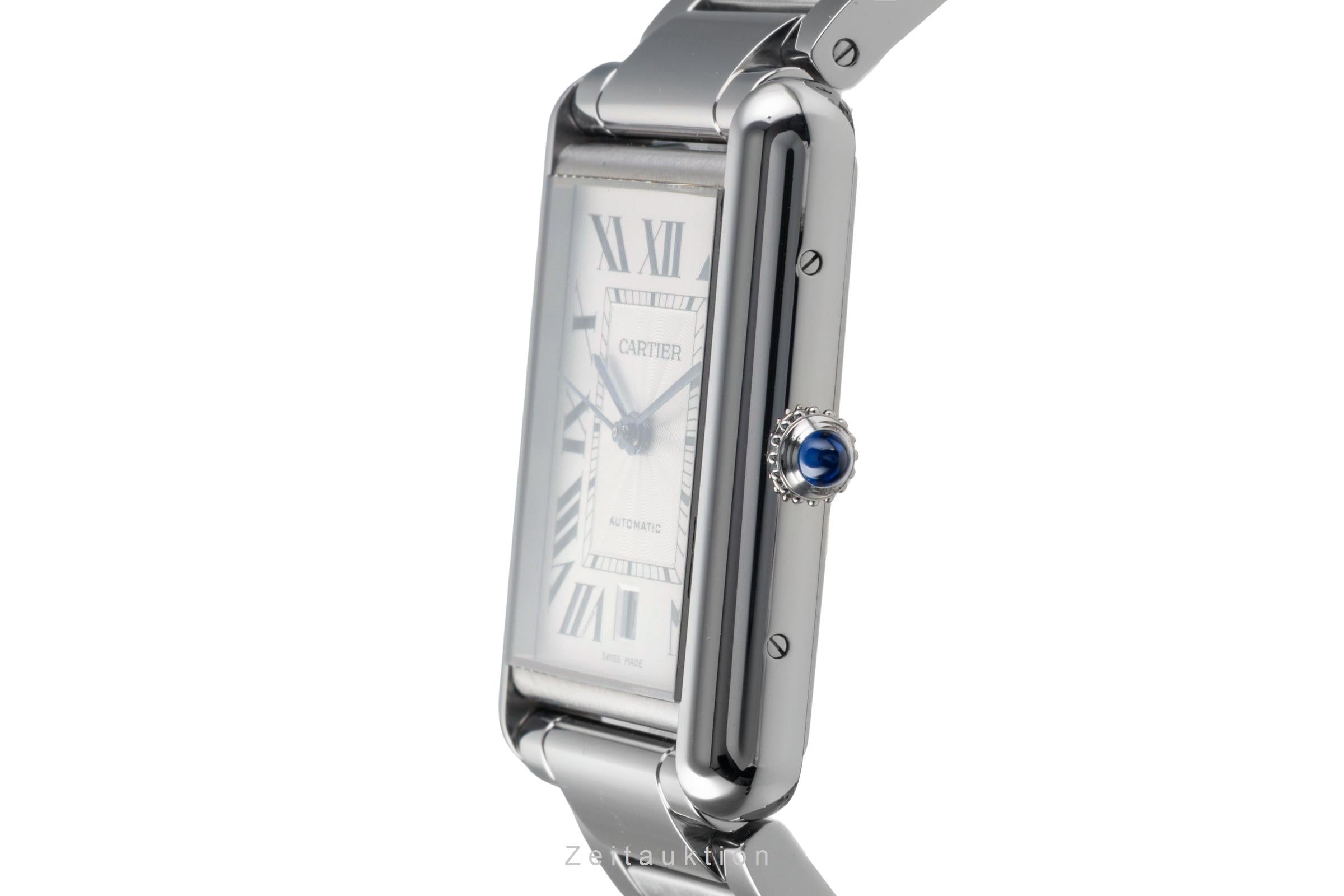Cartier Tank acier automatique montre pour hommes WSTA0053 LP: 5750EUR  [2502881]