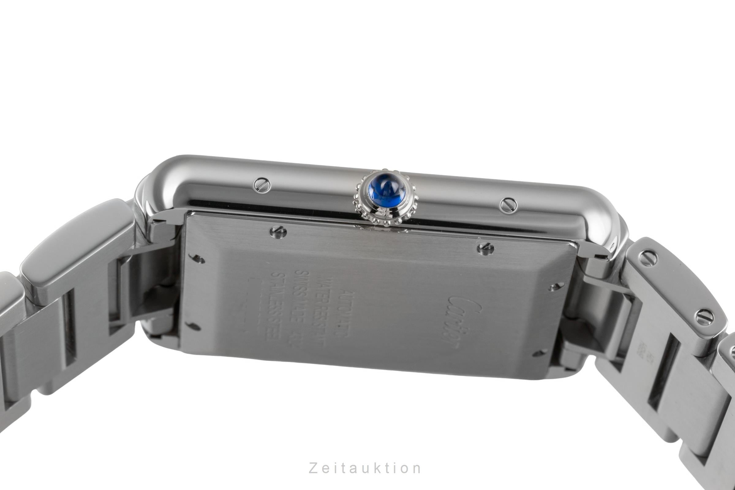 Cartier Tank acier automatique montre pour hommes WSTA0053 LP: 5750EUR  [2502881]
