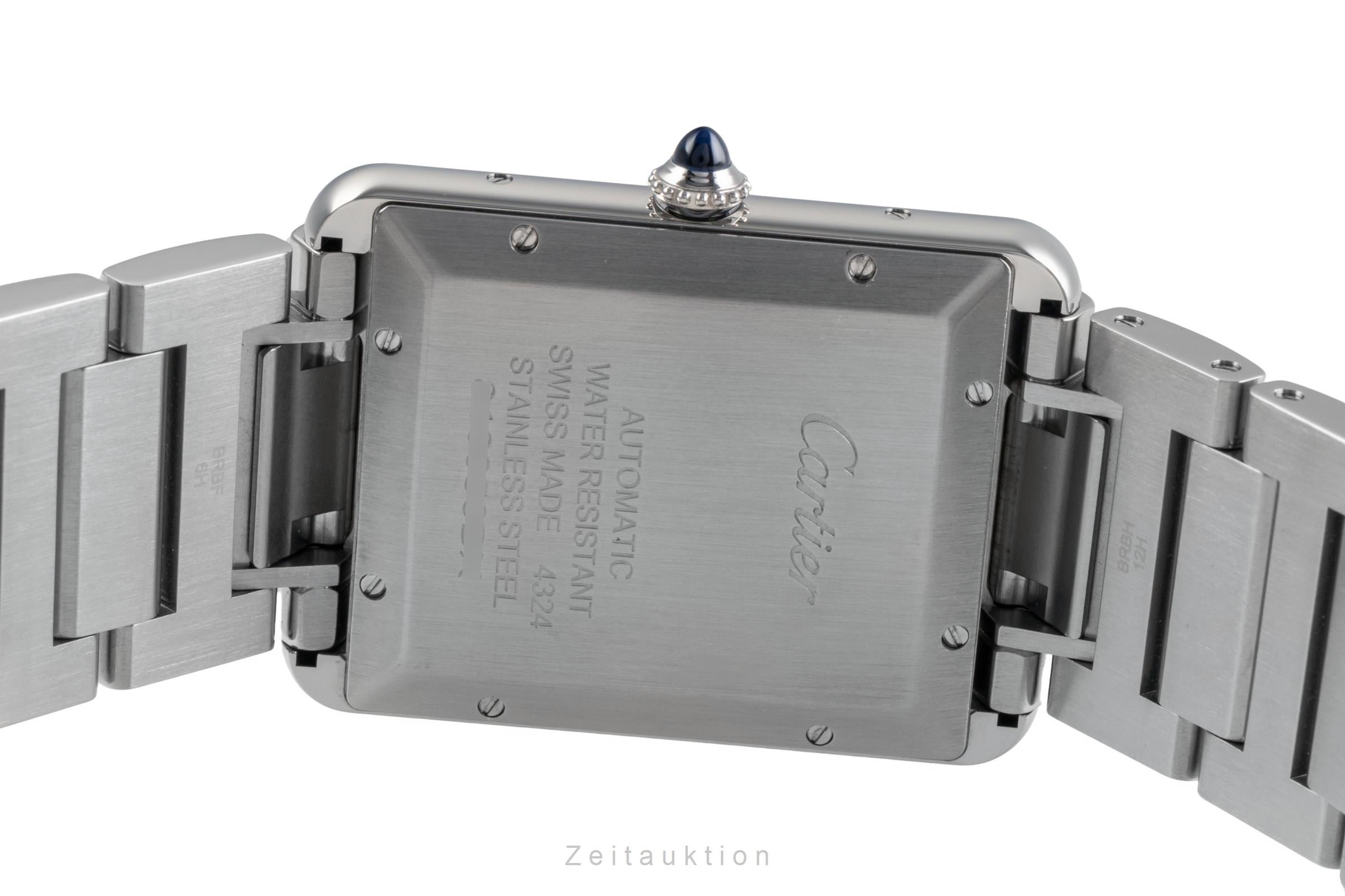 Cartier Tank acier automatique montre pour hommes WSTA0053 LP: 5750EUR  [2502881]