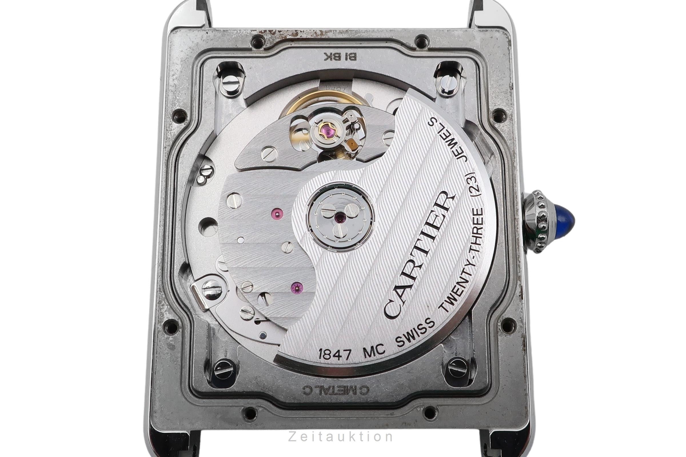 Cartier Tank acier automatique montre pour hommes WSTA0053 LP: 5750EUR  [2502881]