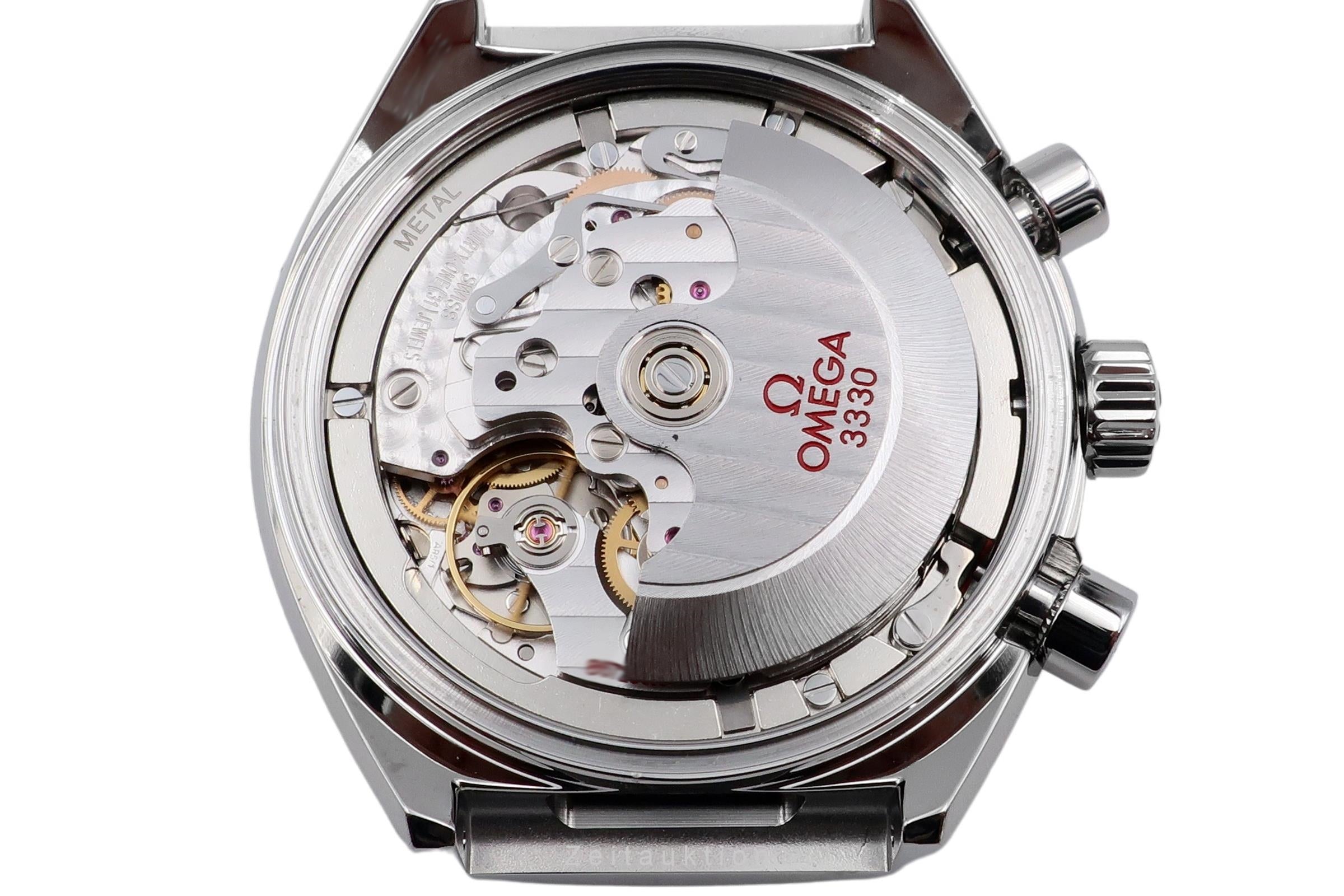 Omega Speedmaster chronograph steel automatic Kal. 3330 Ref