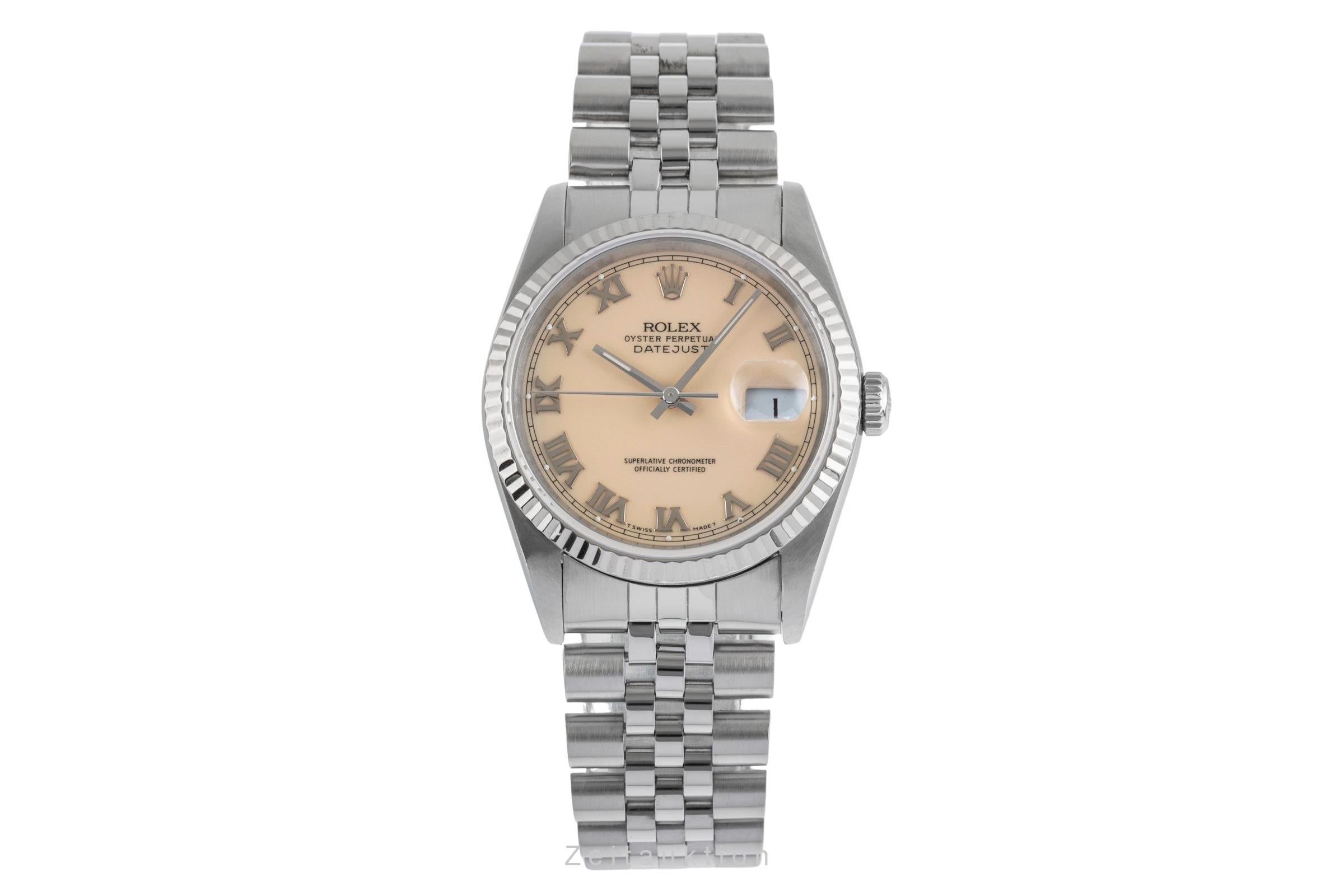 Rolex Datejust steel / white gold automatic men's watch 16234  [2502888]