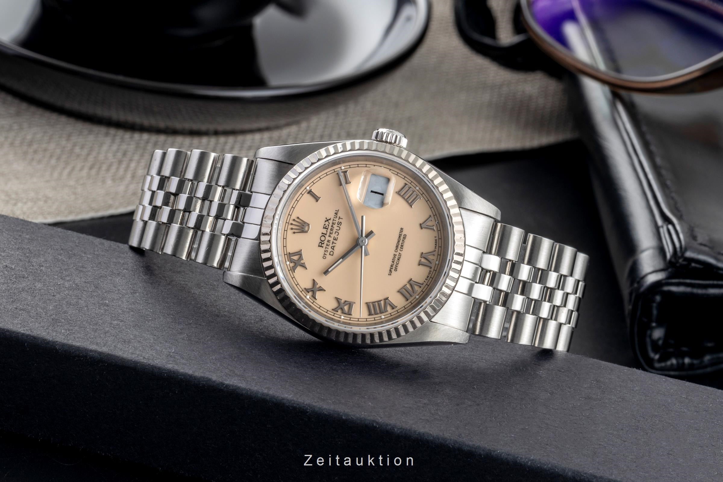 Rolex Datejust steel / white gold automatic men's watch 16234  [2502888]