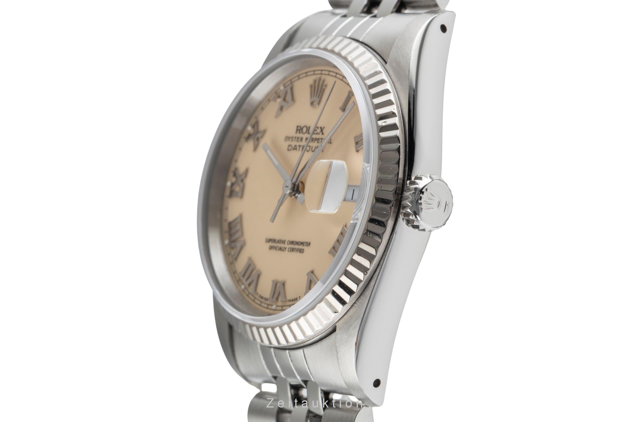 Rolex Datejust steel / white gold automatic men's watch 16234  [2502888]