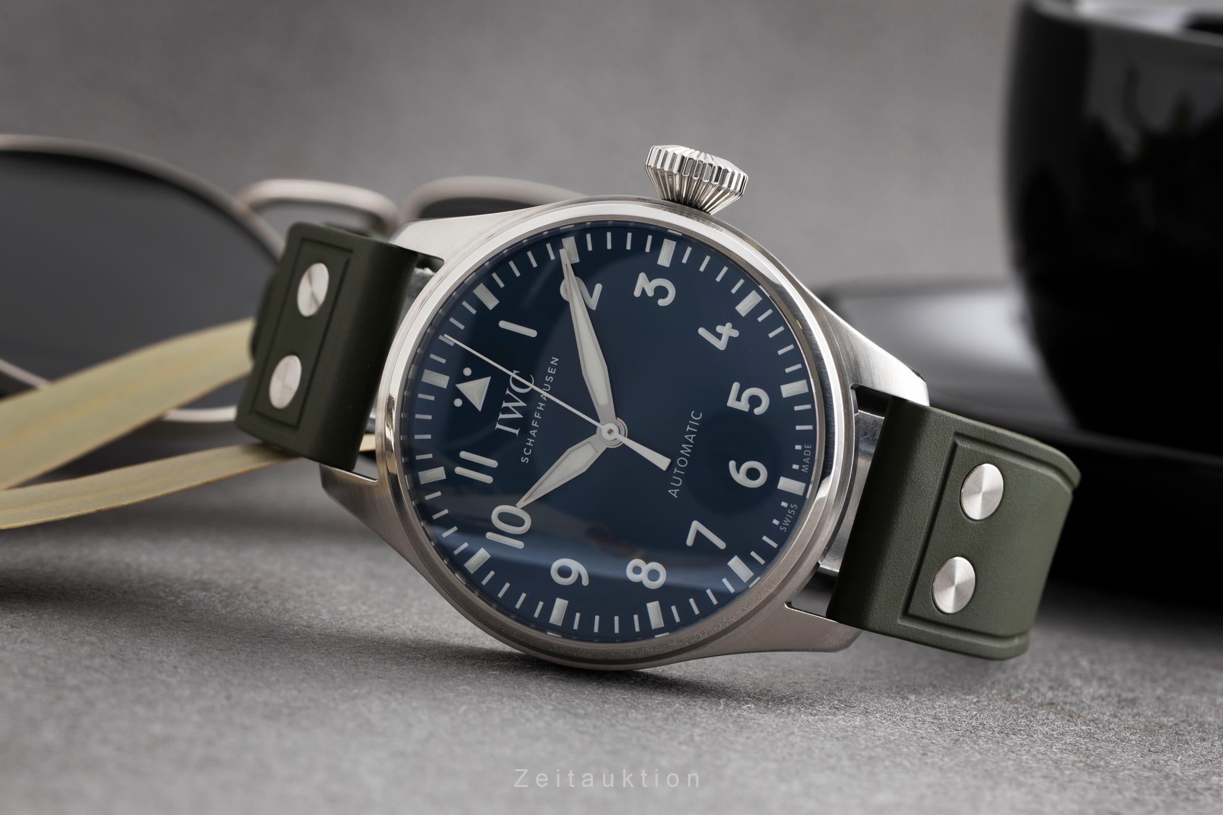 IWC Big Pilot Watch 43 Stahl Automatik Herrenuhr Ref. IW329303 B&P NP: 9600,- € [2502894]