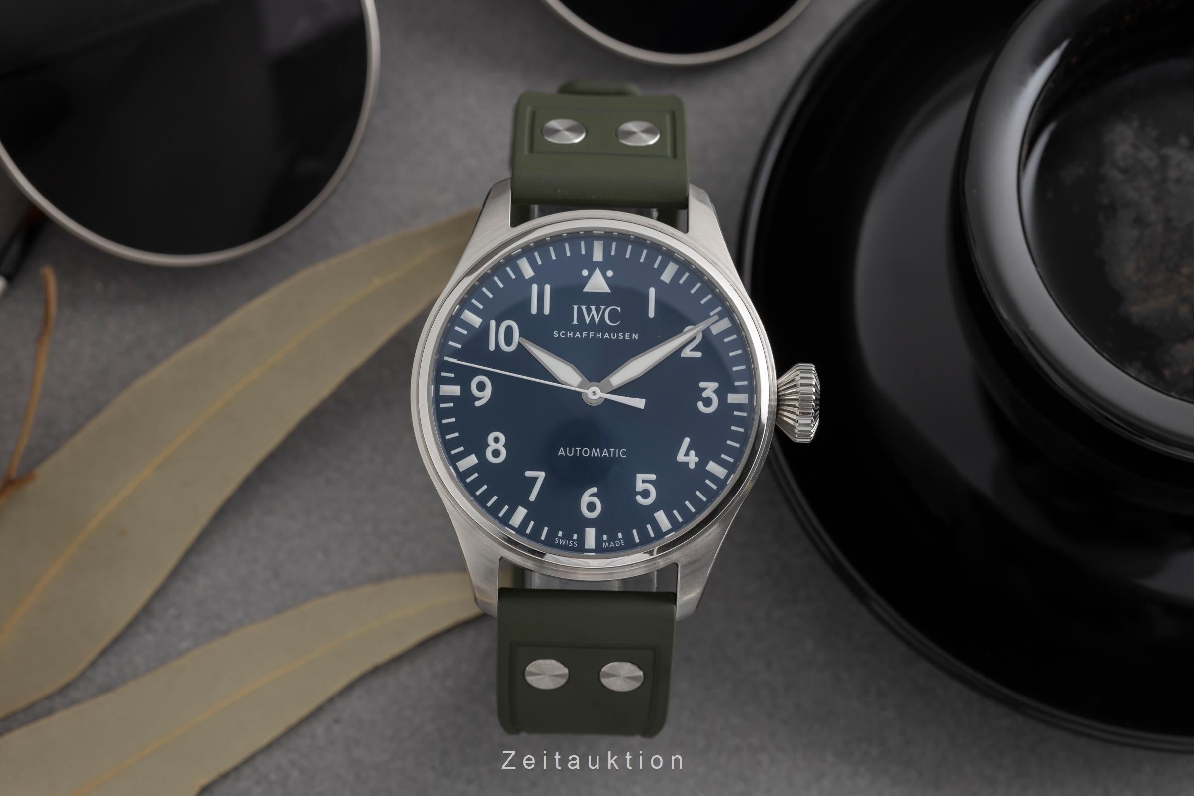 IWC Big Pilot Watch 43 Stahl Automatik Herrenuhr Ref. IW329303 B&P NP: 9600,- € [2502894]