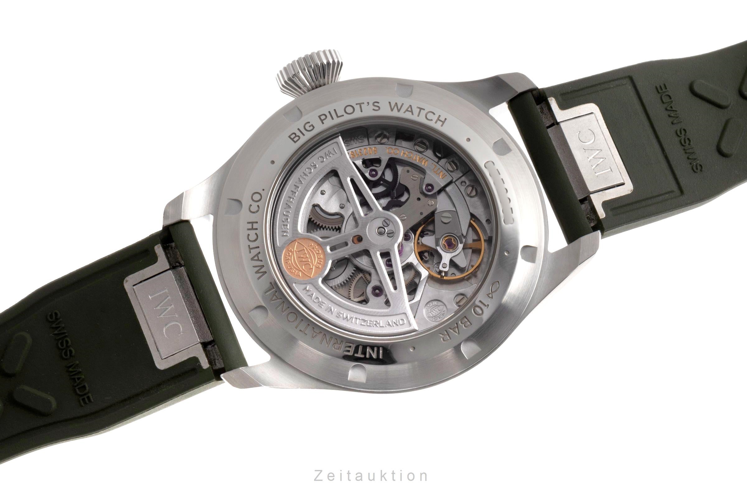 IWC Big Pilot Watch 43 Stahl Automatik Herrenuhr Ref. IW329303 B&P NP: 9600,- € [2502894]