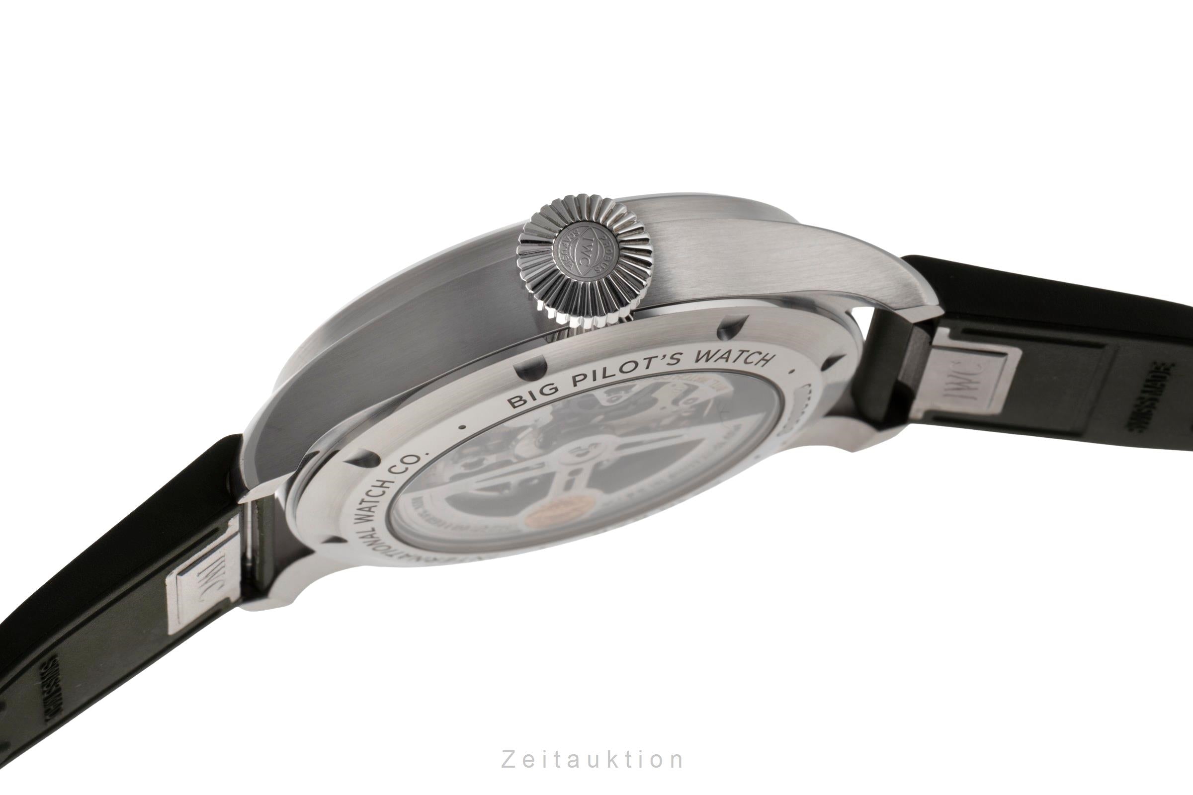 IWC Big Pilot Watch 43 Stahl Automatik Herrenuhr Ref. IW329303 B&P NP: 9600,- € [2502894]