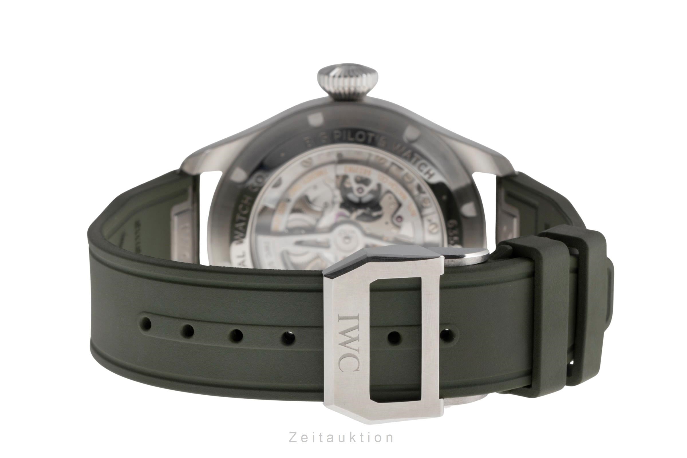 IWC Big Pilot Watch 43 Stahl Automatik Herrenuhr Ref. IW329303 B&P NP: 9600,- € [2502894]