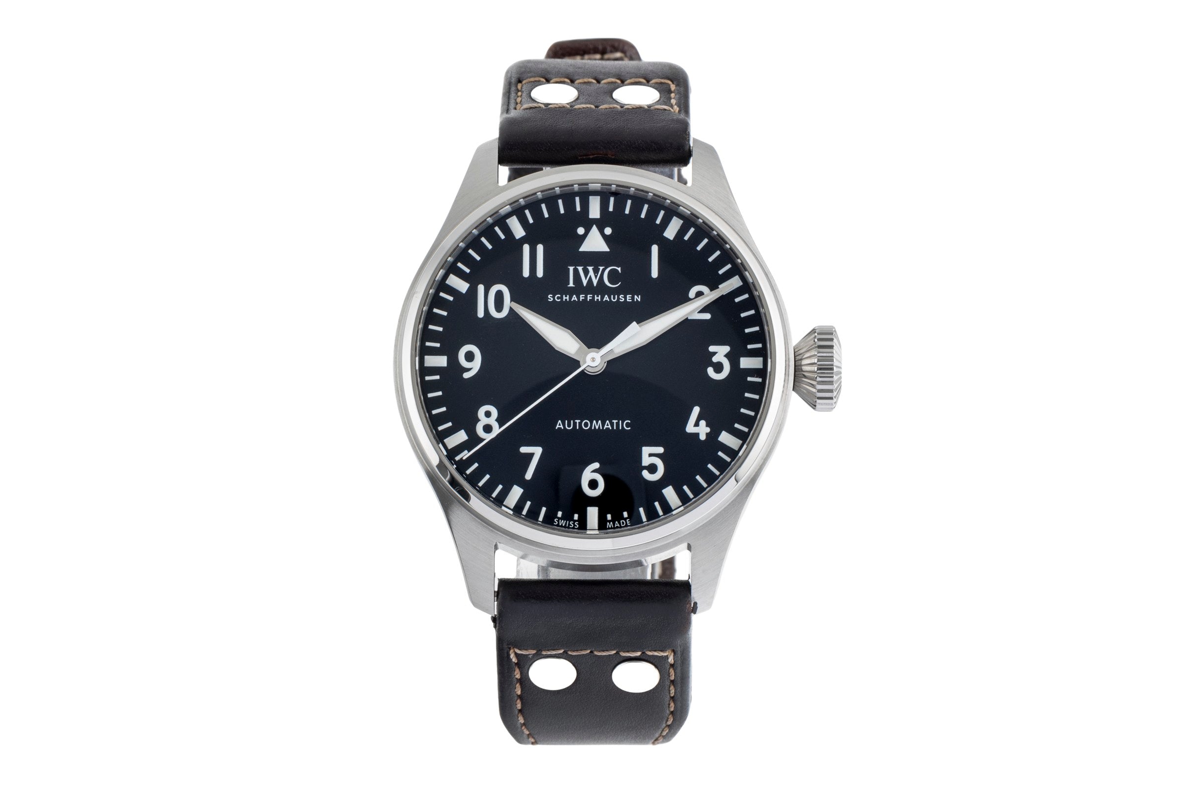 IWC Big Pilot acciaio automatismo orologio da uomo IW329301 LP: 9600EUR  [2502895]