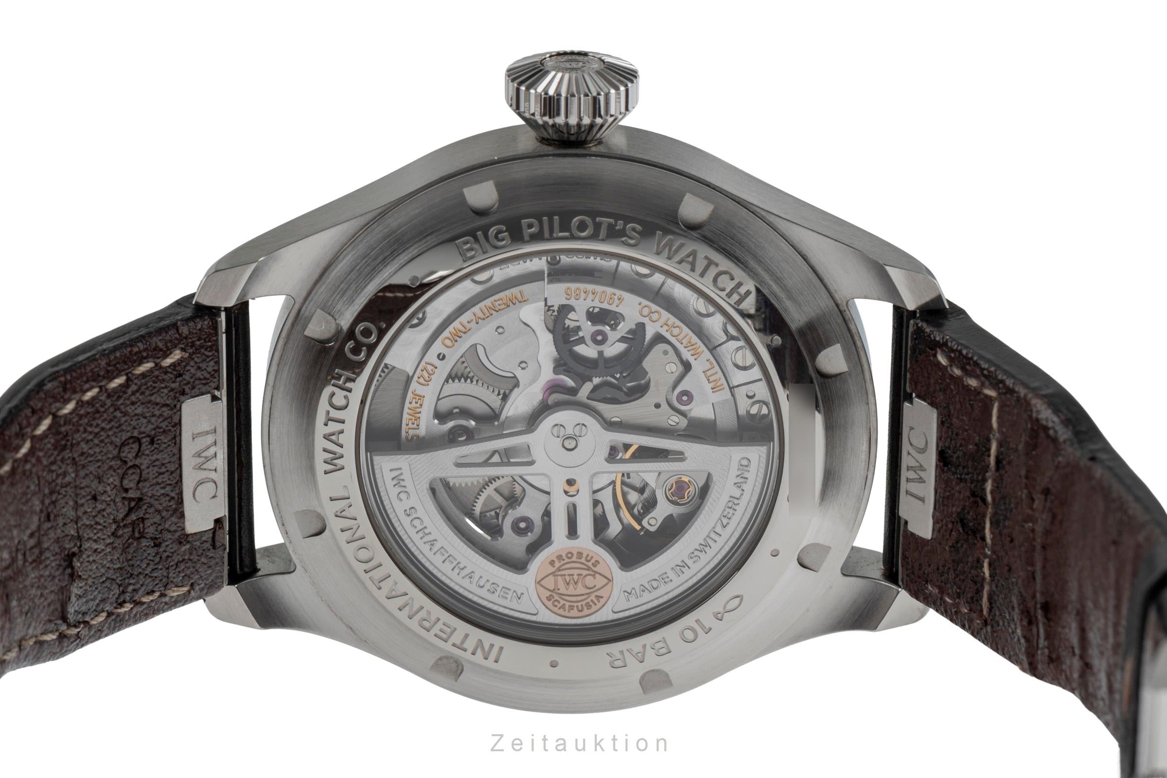 IWC Big Pilot acero automático reloj para caballeros IW329301 LP: 9600EUR  [2502895]