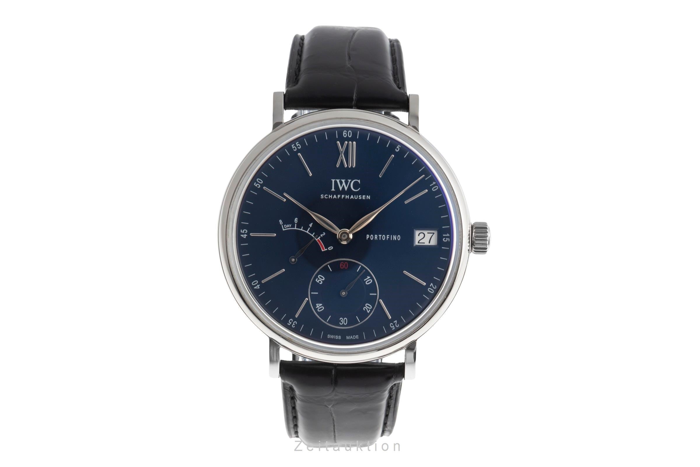 IWC Portofino acier à remontage manuel montre pour hommes IW510106 LP: 9850EUR  [2502896]
