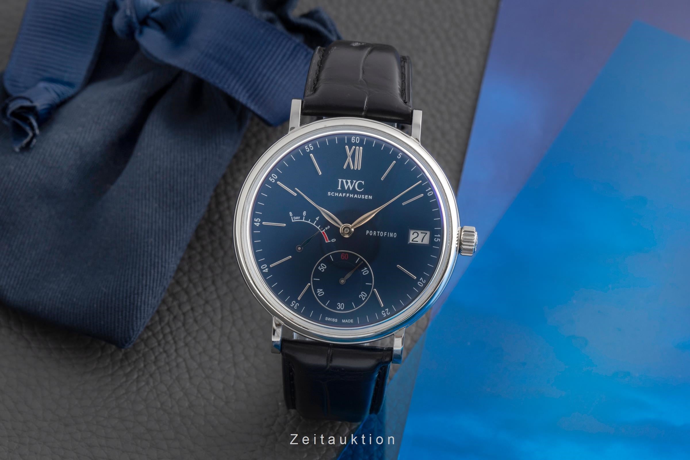 IWC Portofino acier à remontage manuel montre pour hommes IW510106 LP: 9850EUR  [2502896]