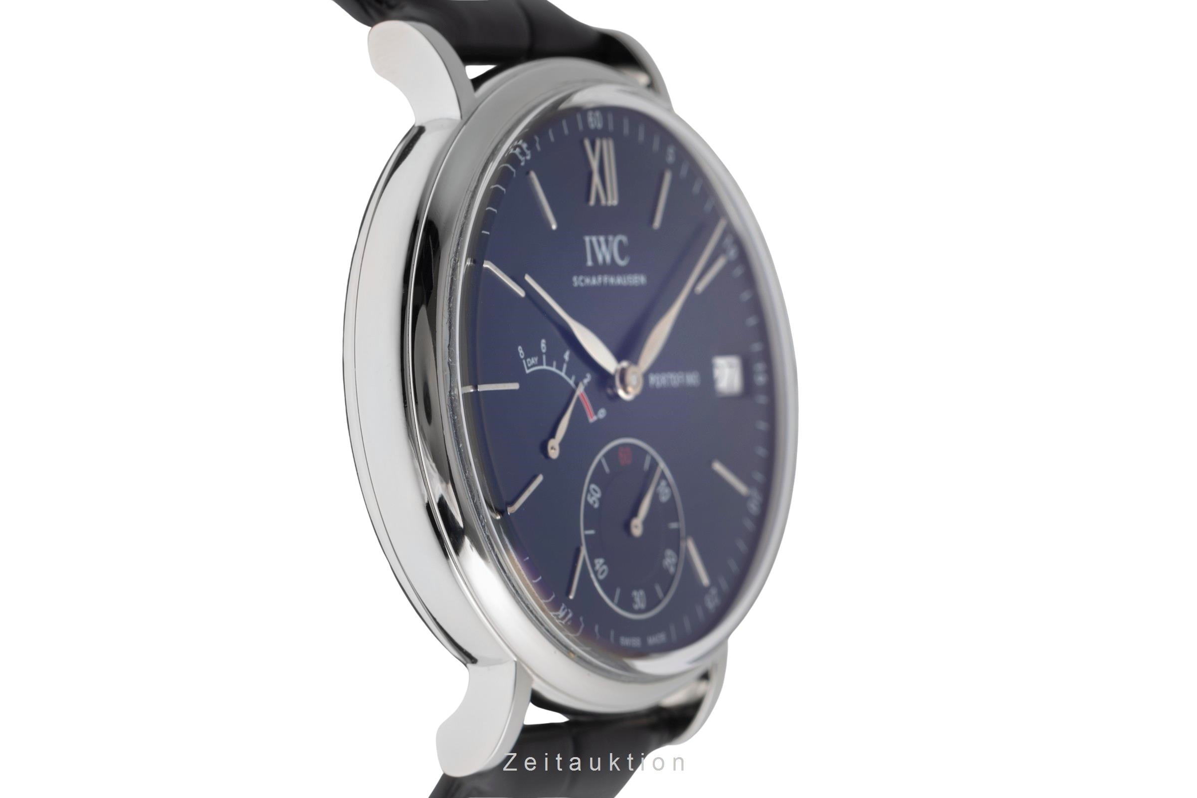 IWC Portofino acier à remontage manuel montre pour hommes IW510106 LP: 9850EUR  [2502896]