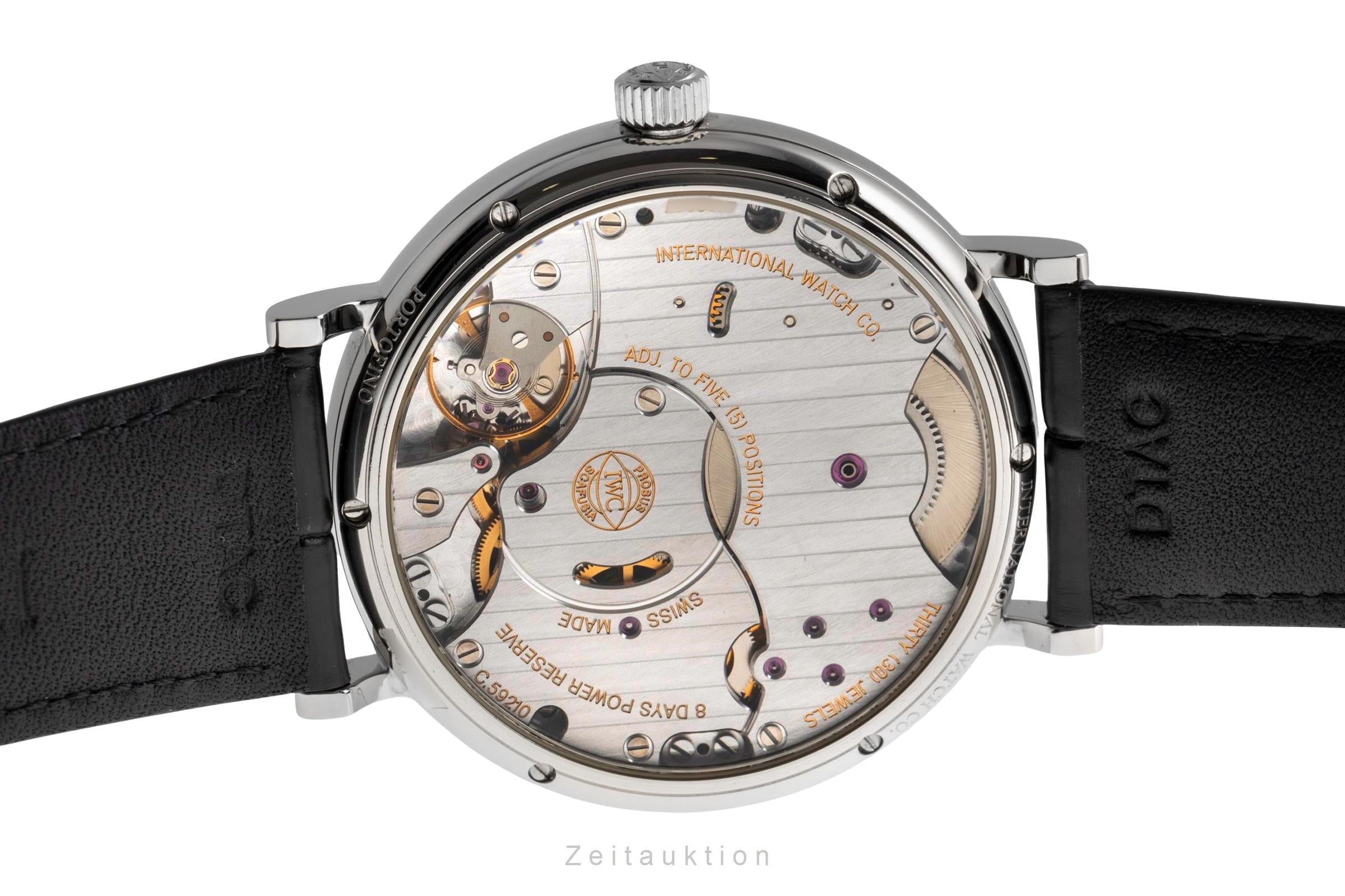 IWC Portofino acier à remontage manuel montre pour hommes IW510106 LP: 9850EUR  [2502896]