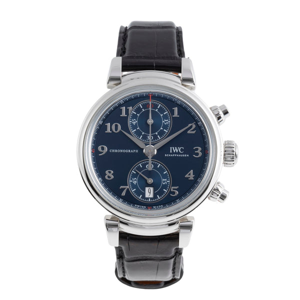 IWC Da Vinci chronographe acier automatique montre pour hommes IW393402 Limited  [2502900]