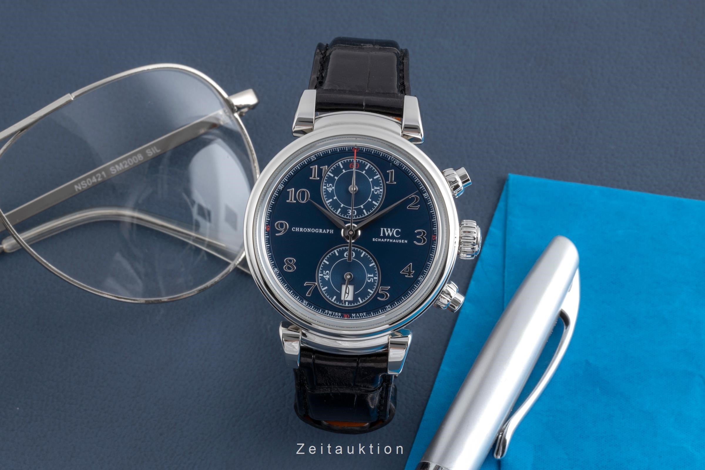 IWC Da Vinci chronographe acier automatique montre pour hommes IW393402 Limited  [2502900]