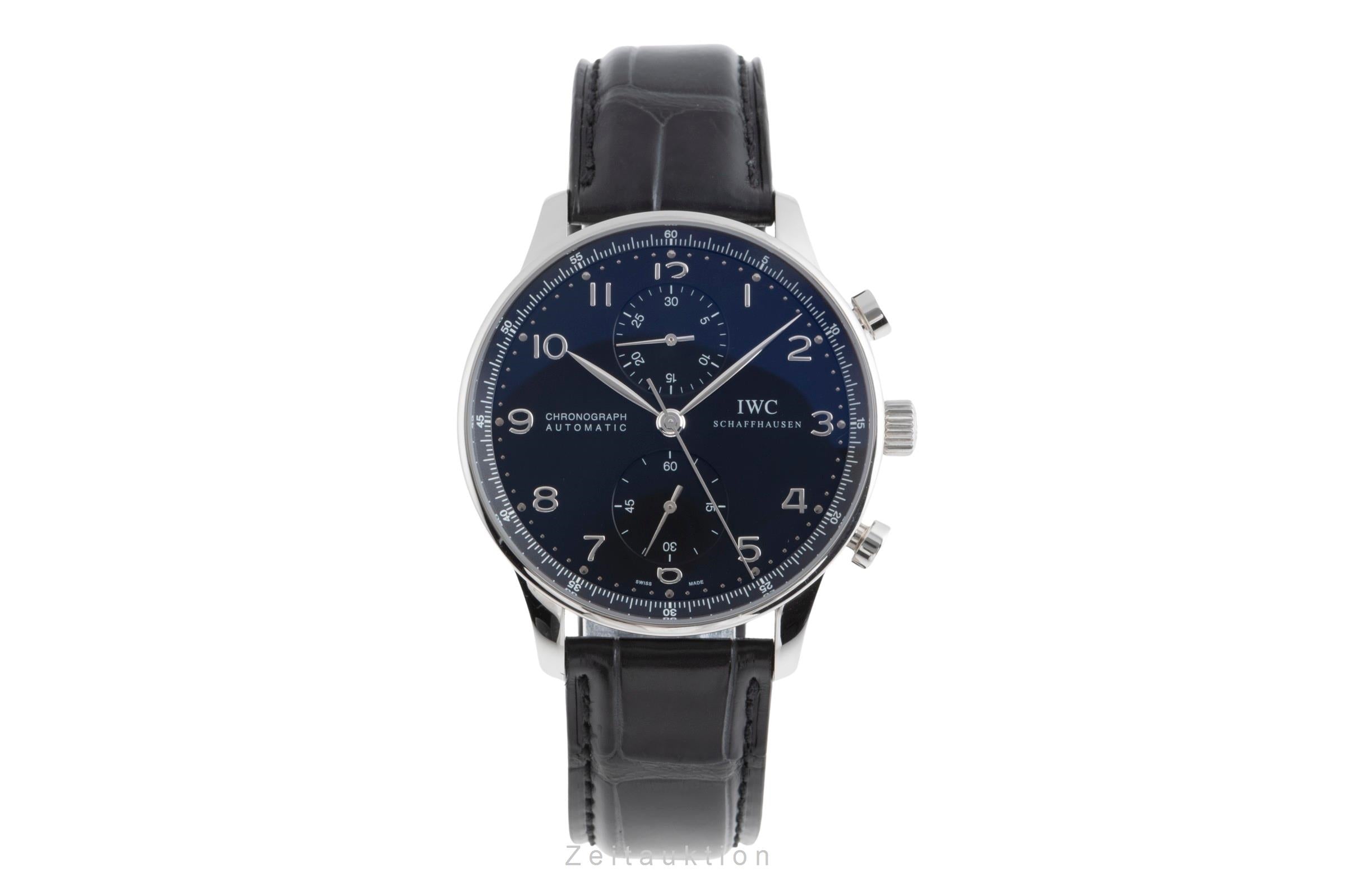 IWC Portugieser chronograph steel automatic men's watch IW371438  [2502901]