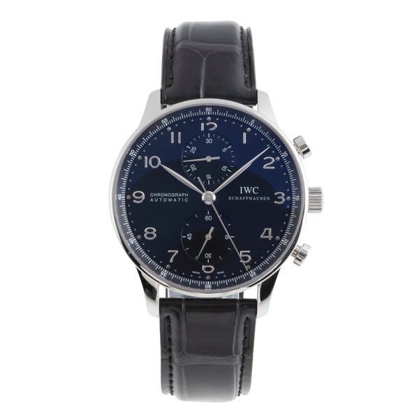 IWC Portugieser chronograph steel automatic men's watch IW371438  [2502901]