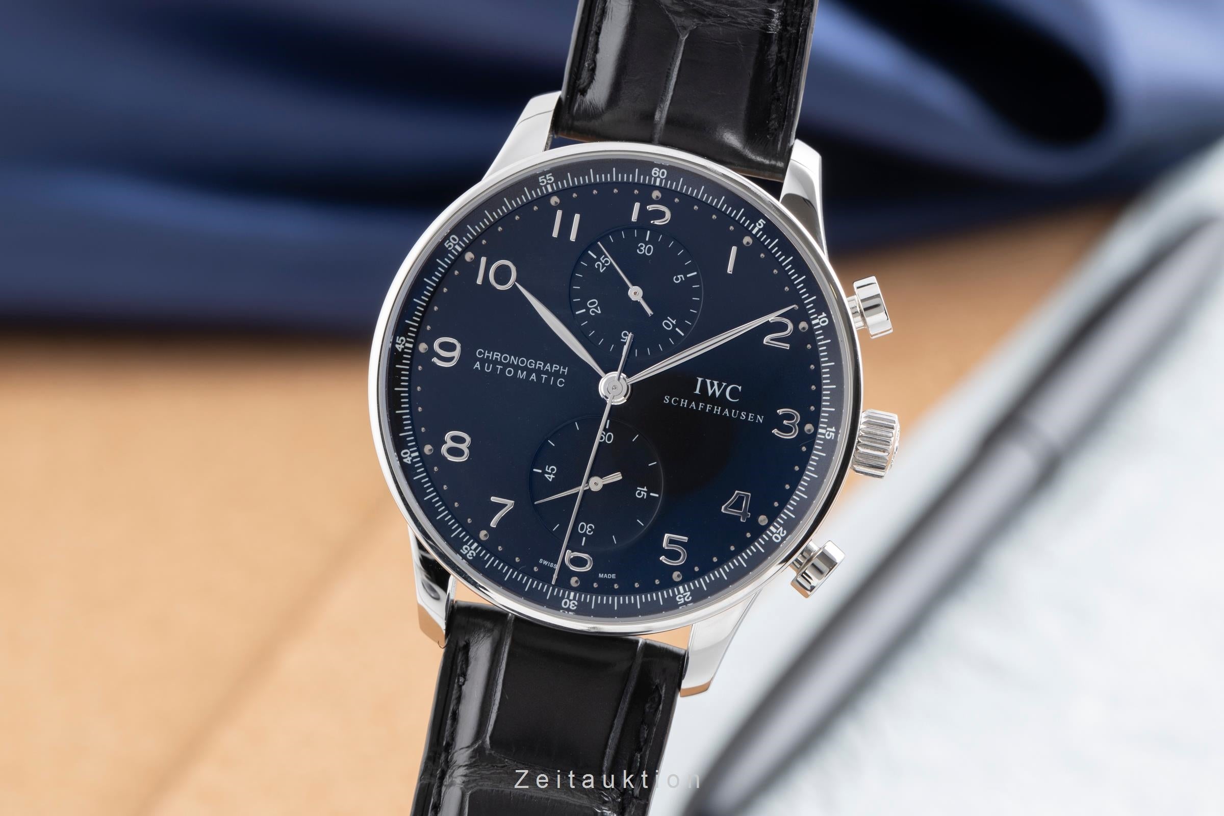 IWC Portugieser chronograph steel automatic men's watch IW371438  [2502901]