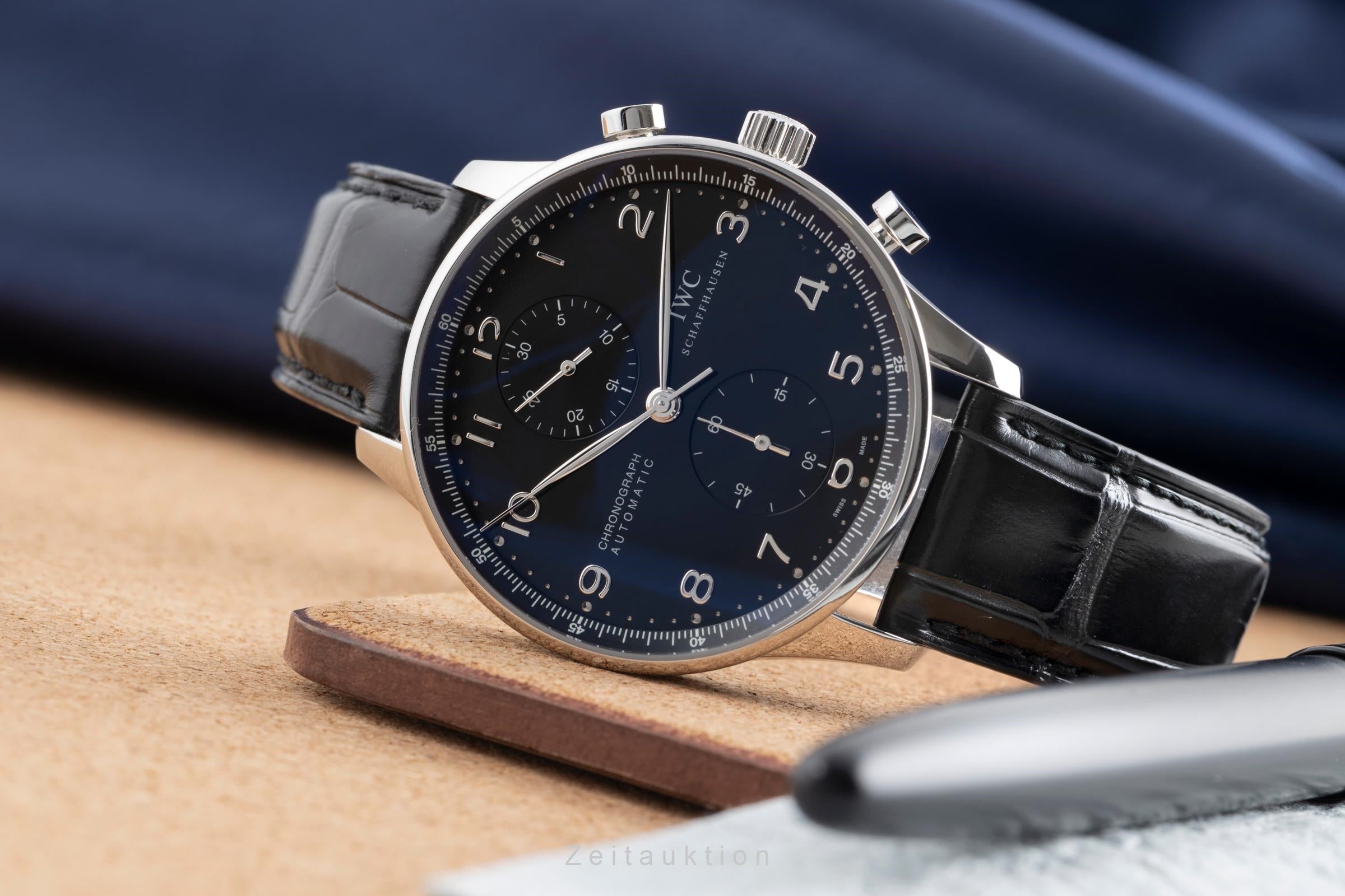 IWC Portugieser chronograph steel automatic men's watch IW371438  [2502901]