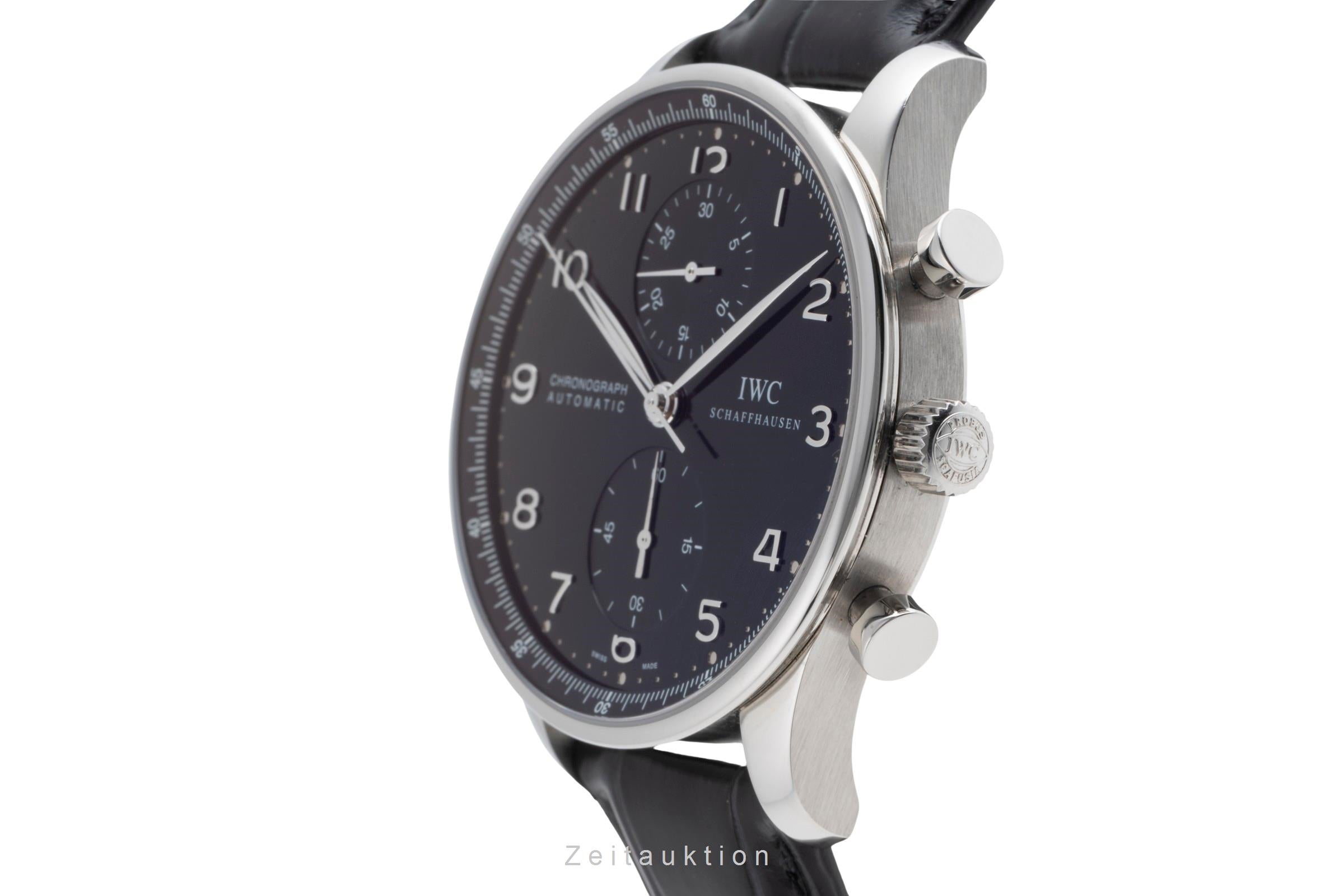 IWC Portugieser chronograph steel automatic men's watch IW371438  [2502901]