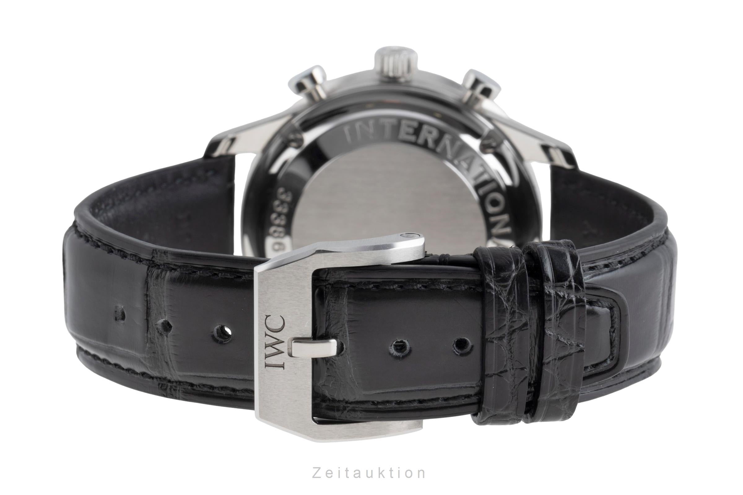 IWC Portugieser chronograph steel automatic men's watch IW371438  [2502901]