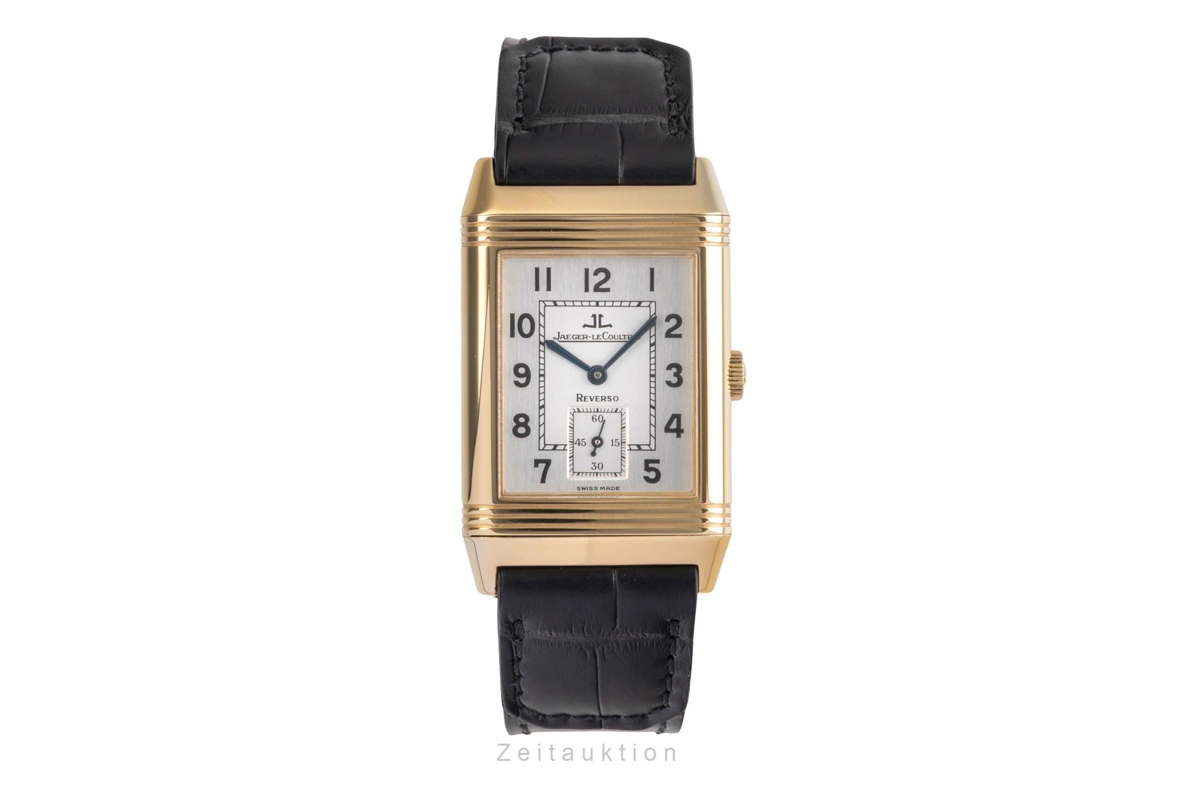 Jaeger LeCoultre Reverso oro de 18 quilates cuerda manual reloj para caballeros QA270102  270.1.62  [2502906]