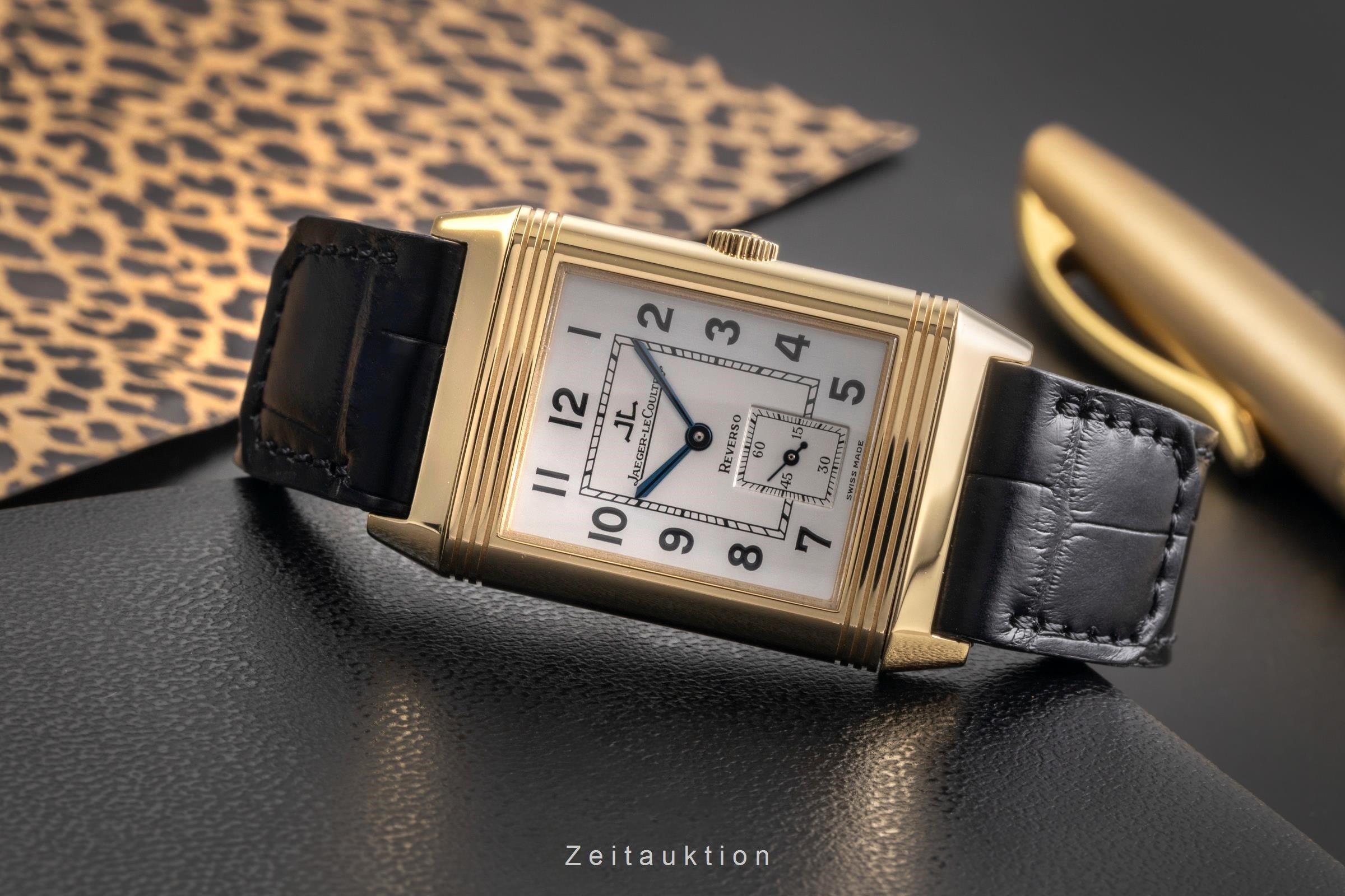 Jaeger LeCoultre Reverso oro de 18 quilates cuerda manual reloj para caballeros QA270102  270.1.62  [2502906]