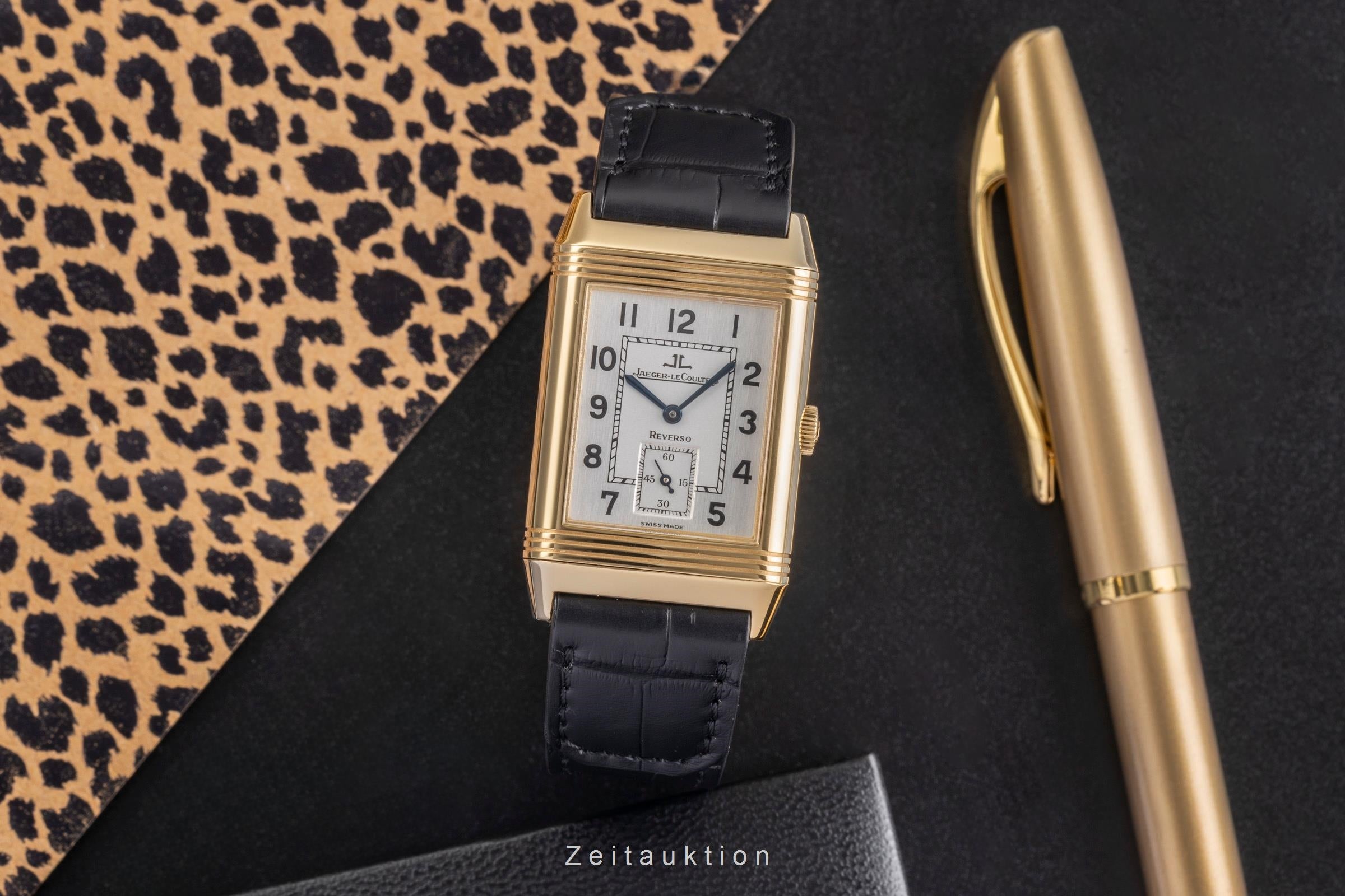 Jaeger LeCoultre Reverso oro de 18 quilates cuerda manual reloj para caballeros QA270102  270.1.62  [2502906]