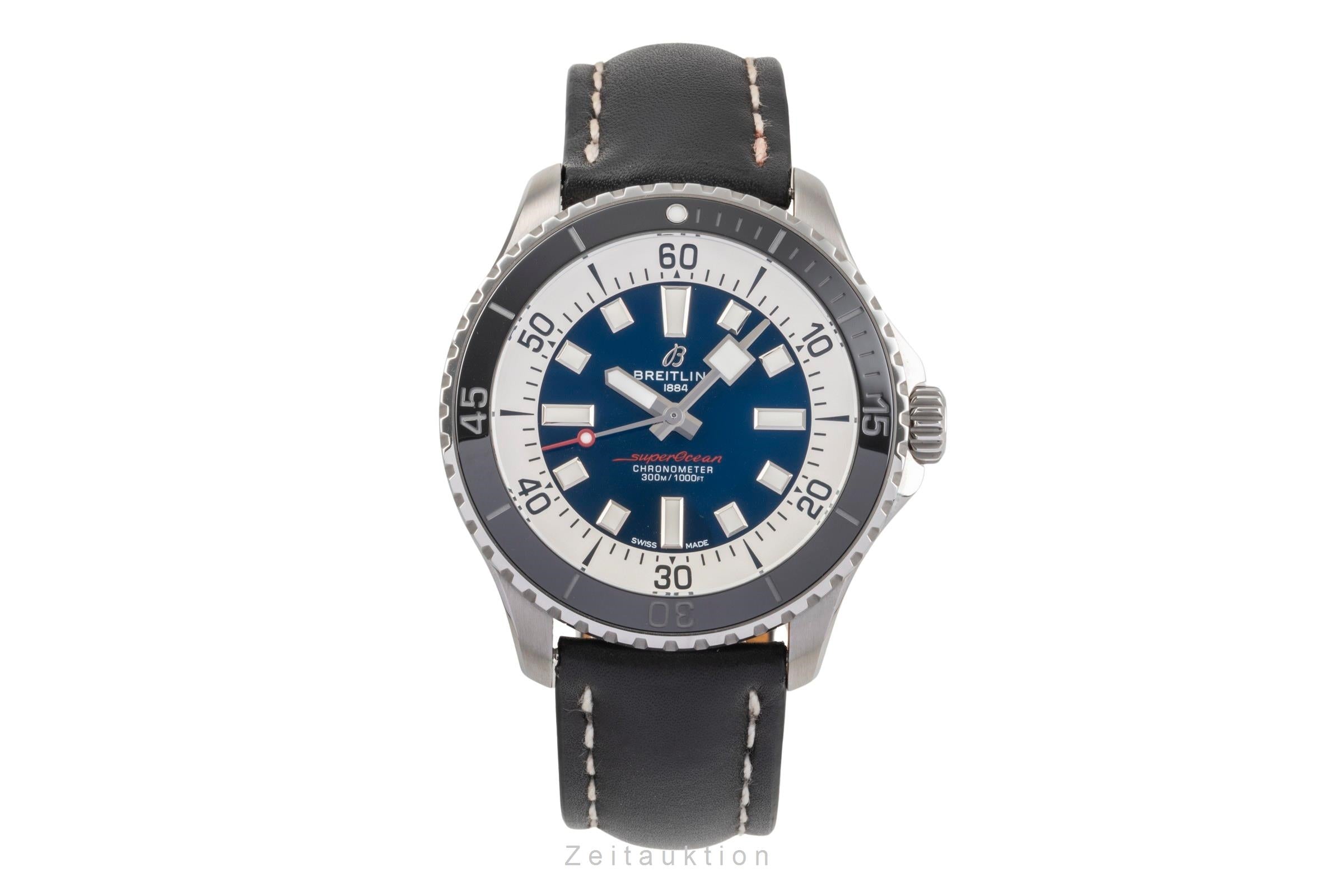 Breitling Superocean acier automatique montre pour hommes A17376 LP: 5350EUR  [2502910]
