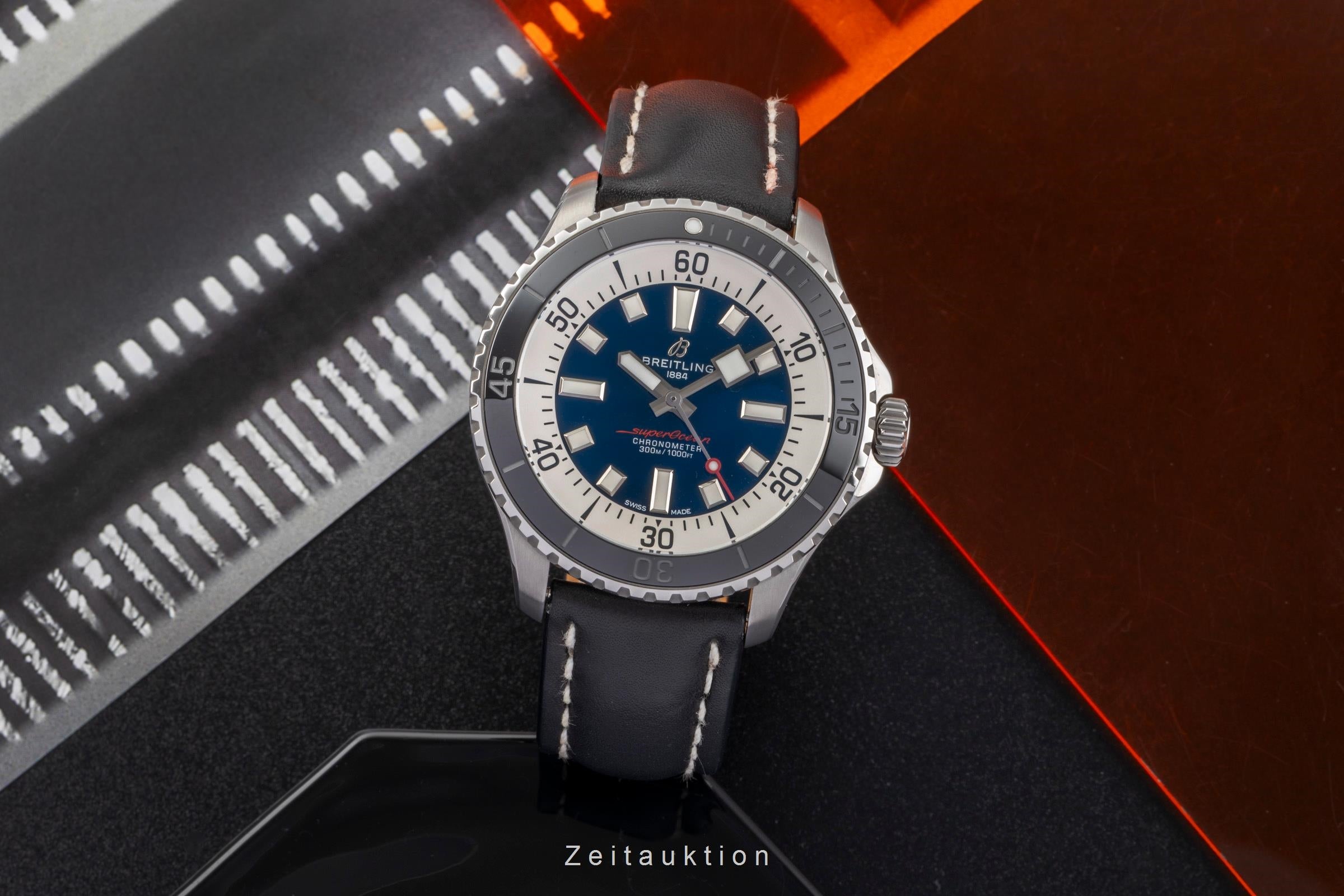 Breitling Superocean acier automatique montre pour hommes A17376 LP: 5350EUR  [2502910]