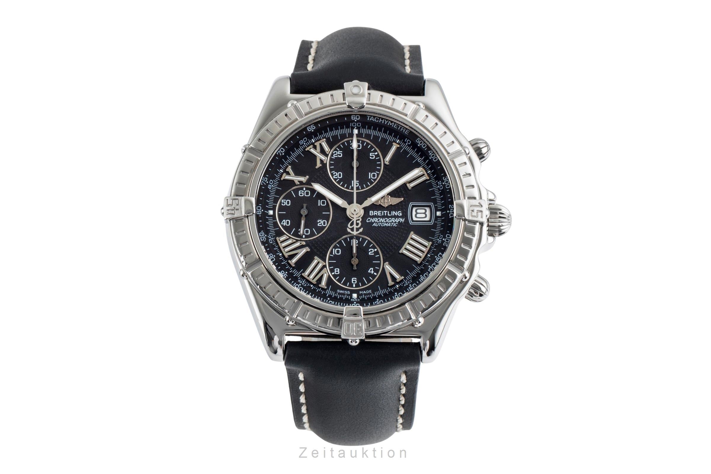 Breitling Crosswind Chronograph Automatik Edelstahl Herrenuhr Ref. A13055 B&P [2502912]