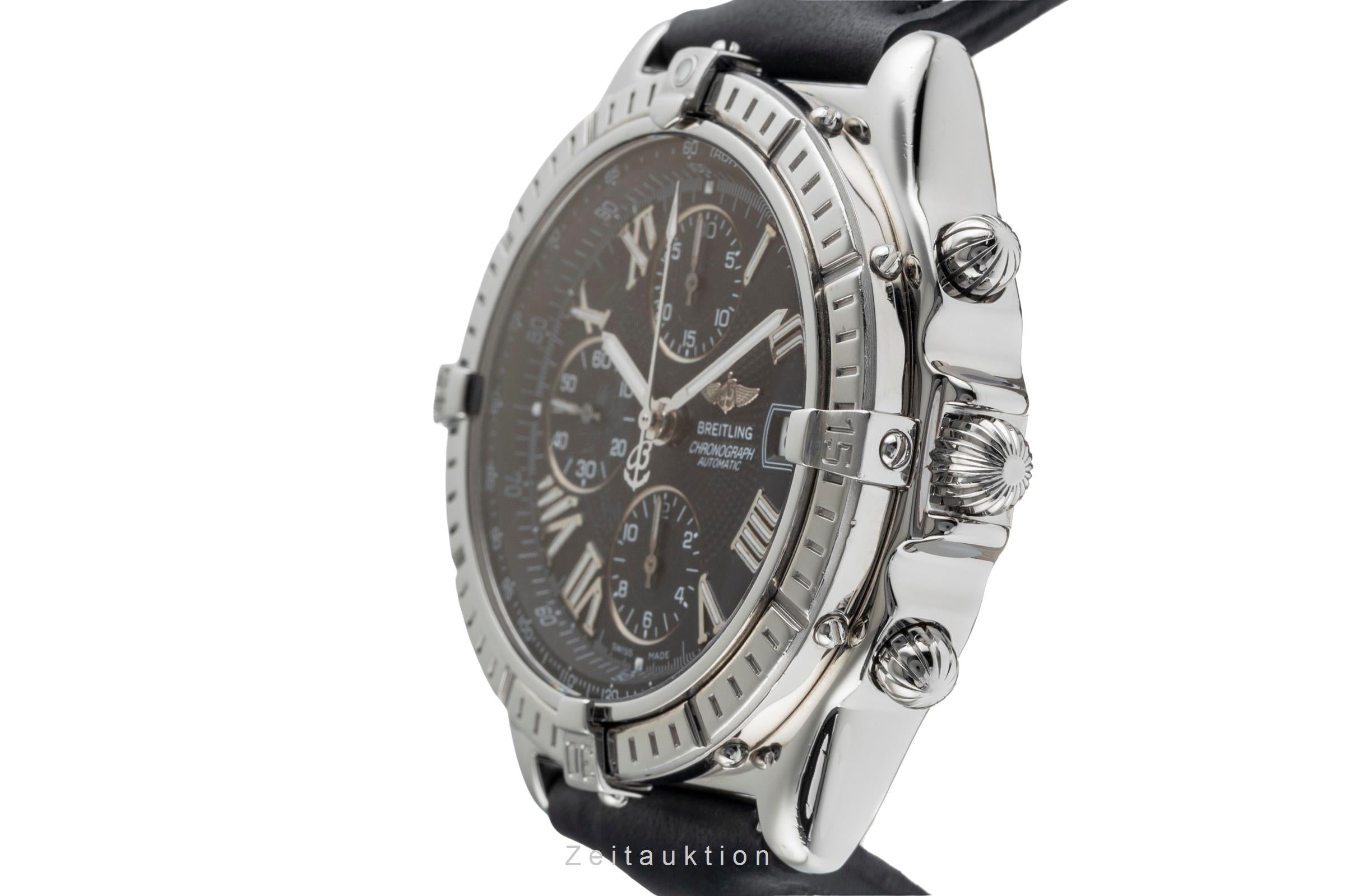 Breitling Crosswind Chronograph Automatik Edelstahl Herrenuhr Ref. A13055 B&P [2502912]