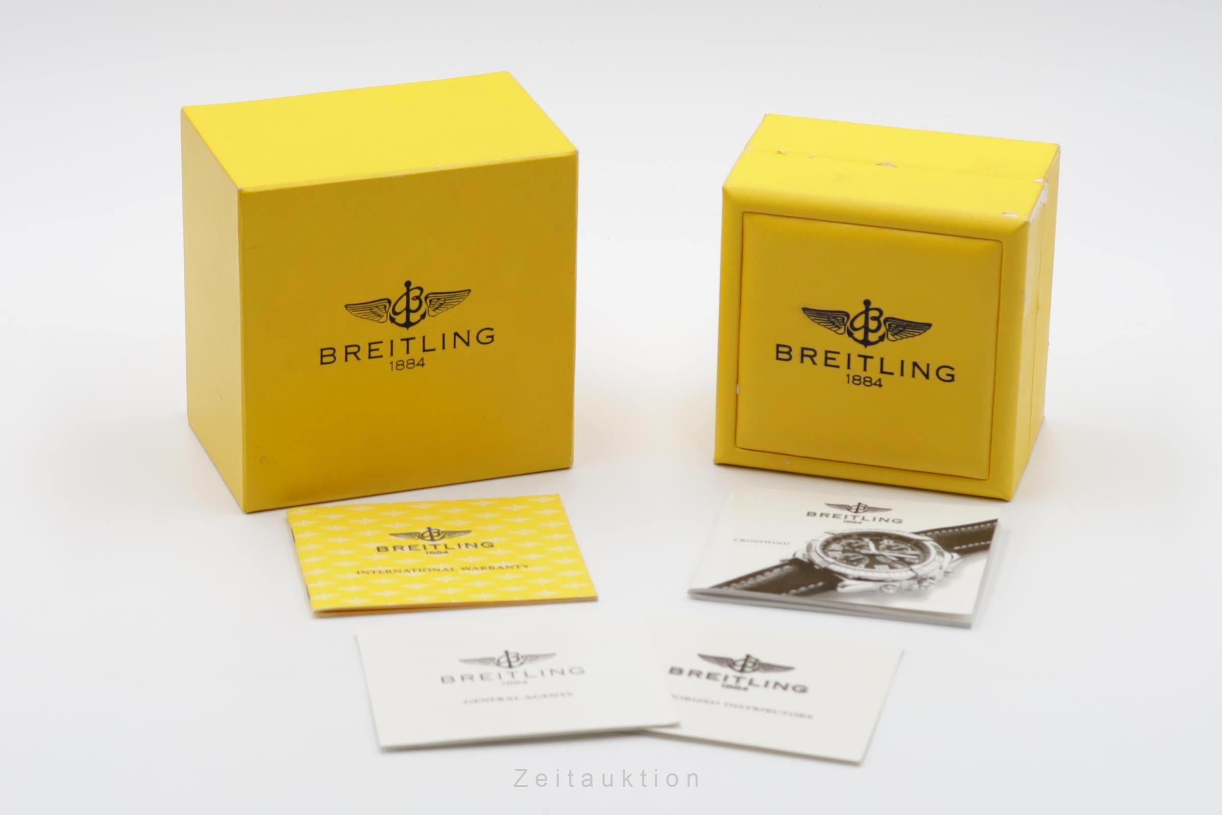 Breitling Crosswind Chronograph Automatik Edelstahl Herrenuhr Ref. A13055 B&P [2502912]