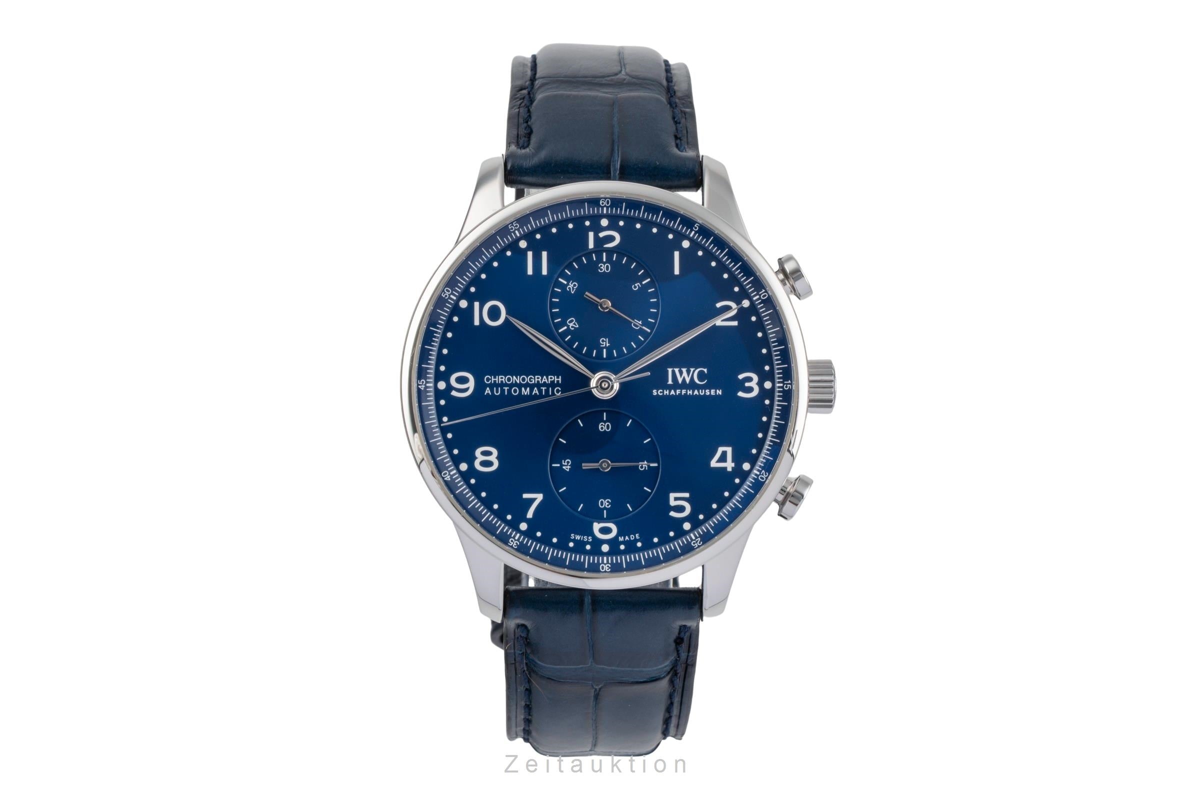 IWC Portugieser cronógrafo acero automático reloj para caballeros IW371601 LP: 9100EUR Limited  [2502915]