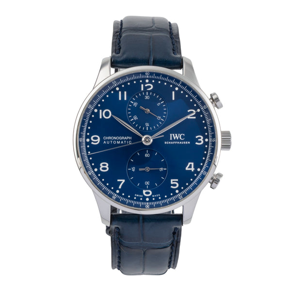IWC Portugieser cronógrafo acero automático reloj para caballeros IW371601 LP: 9100EUR Limited  [2502915]