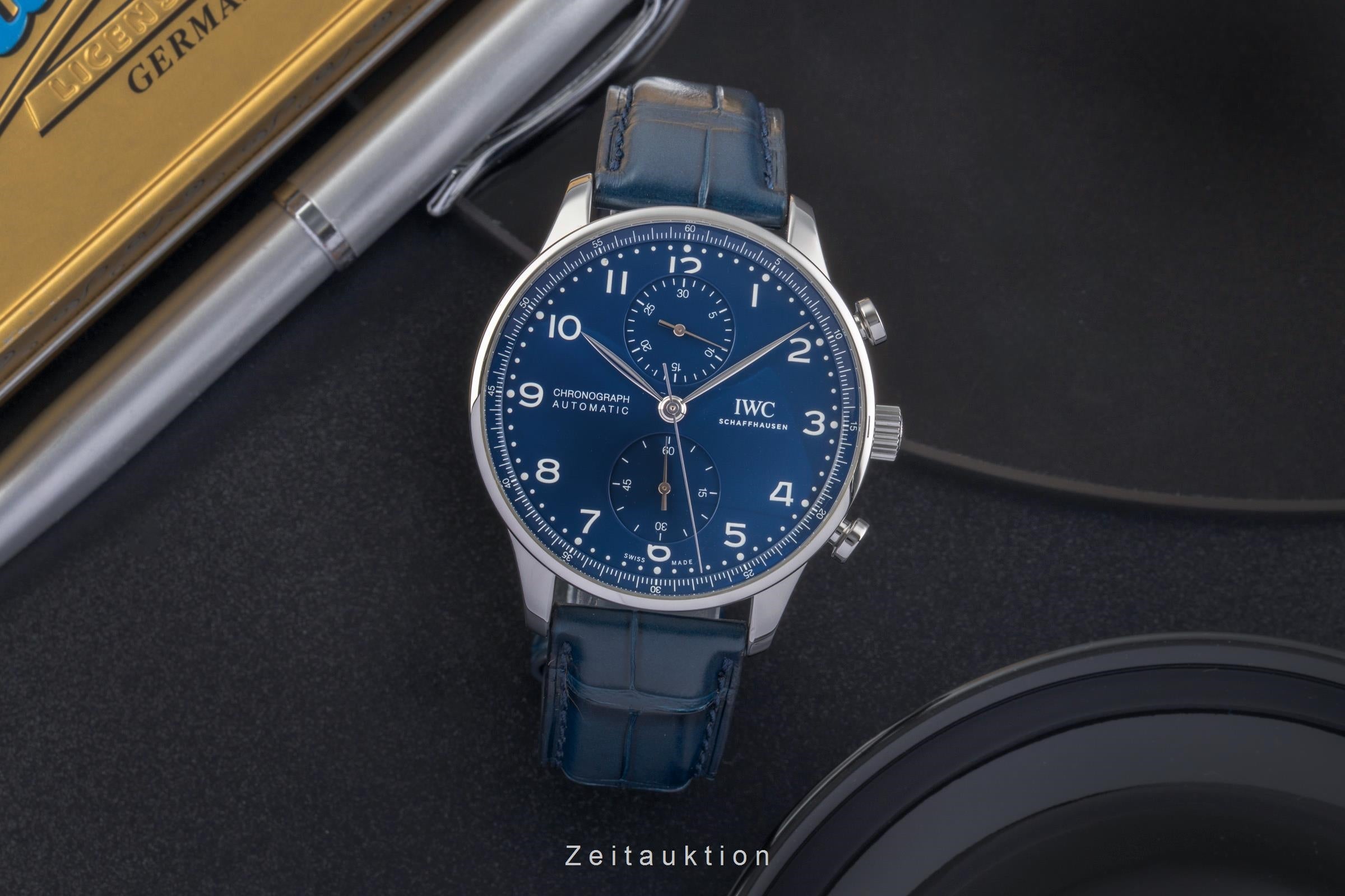 IWC Portugieser cronógrafo acero automático reloj para caballeros IW371601 LP: 9100EUR Limited  [2502915]
