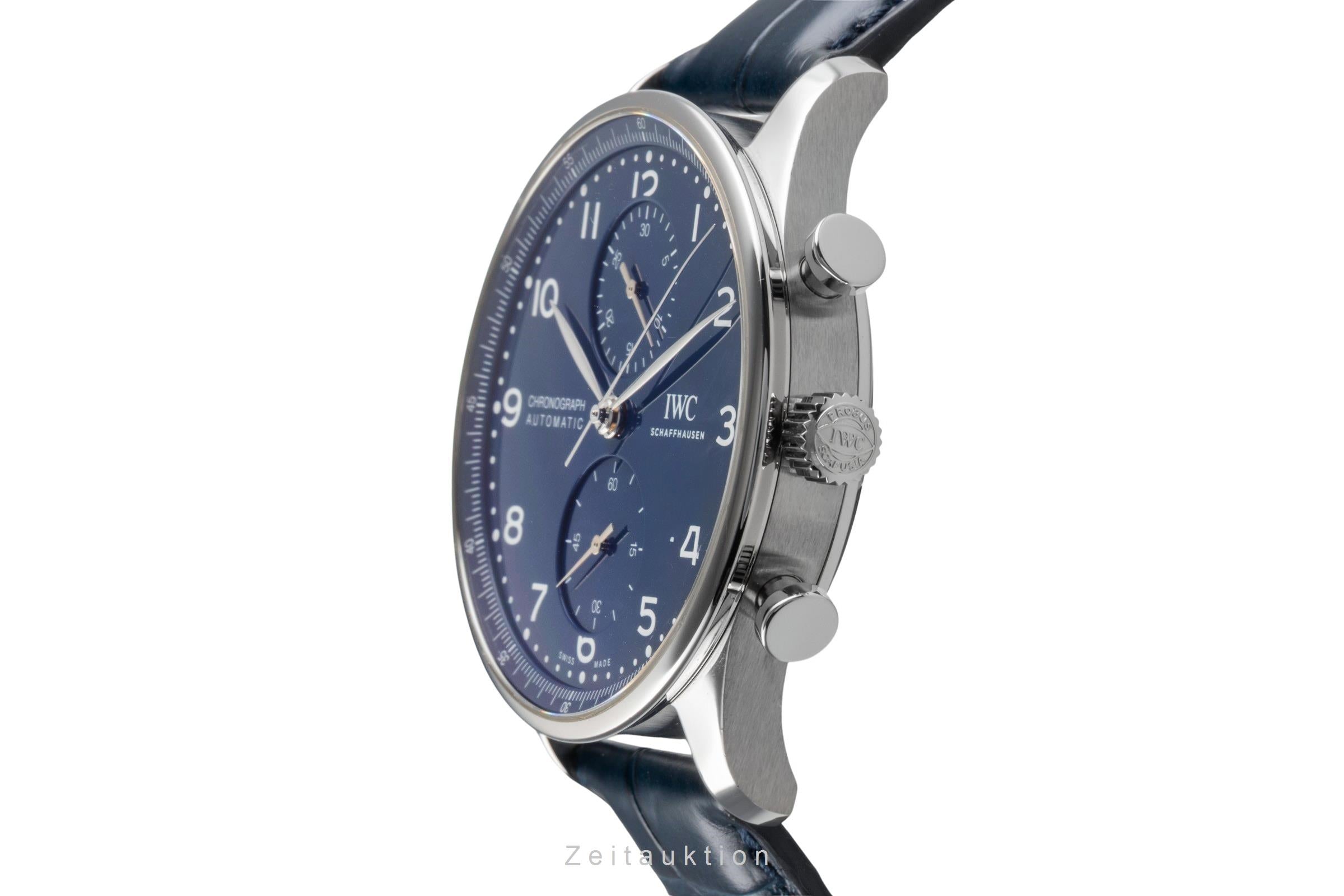 IWC Portugieser cronógrafo acero automático reloj para caballeros IW371601 LP: 9100EUR Limited  [2502915]
