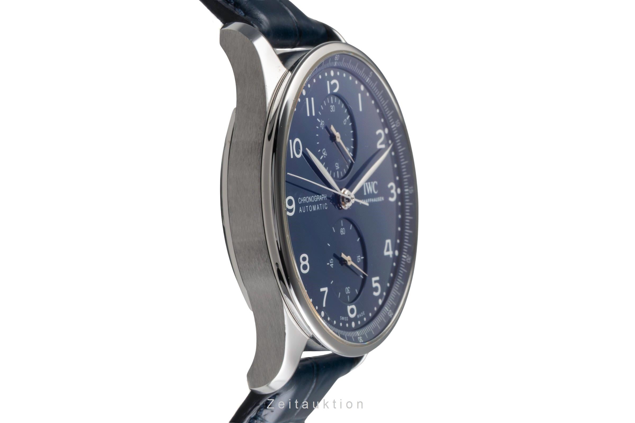 IWC Portugieser cronógrafo acero automático reloj para caballeros IW371601 LP: 9100EUR Limited  [2502915]