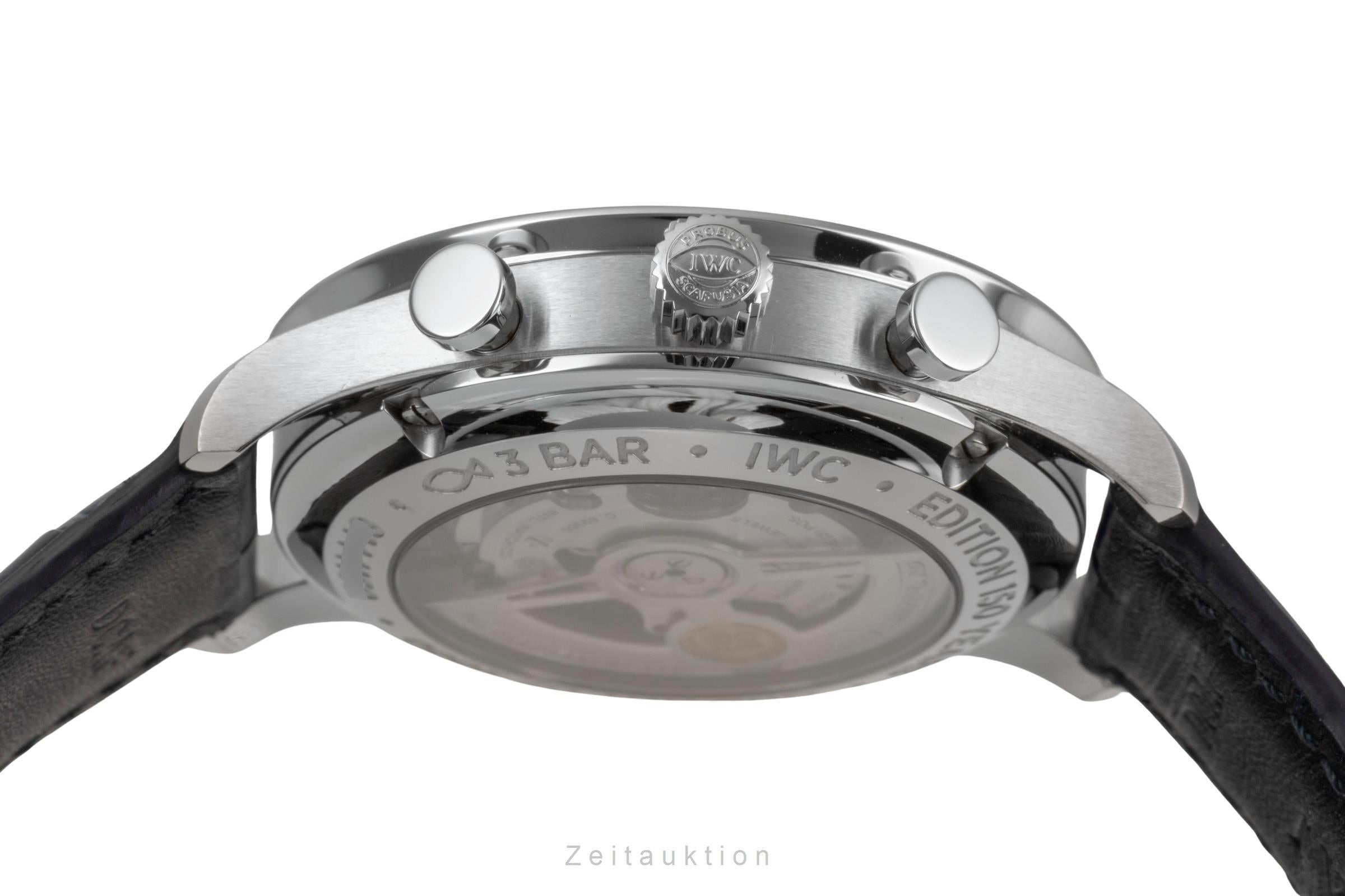 IWC Portugieser cronógrafo acero automático reloj para caballeros IW371601 LP: 9100EUR Limited  [2502915]