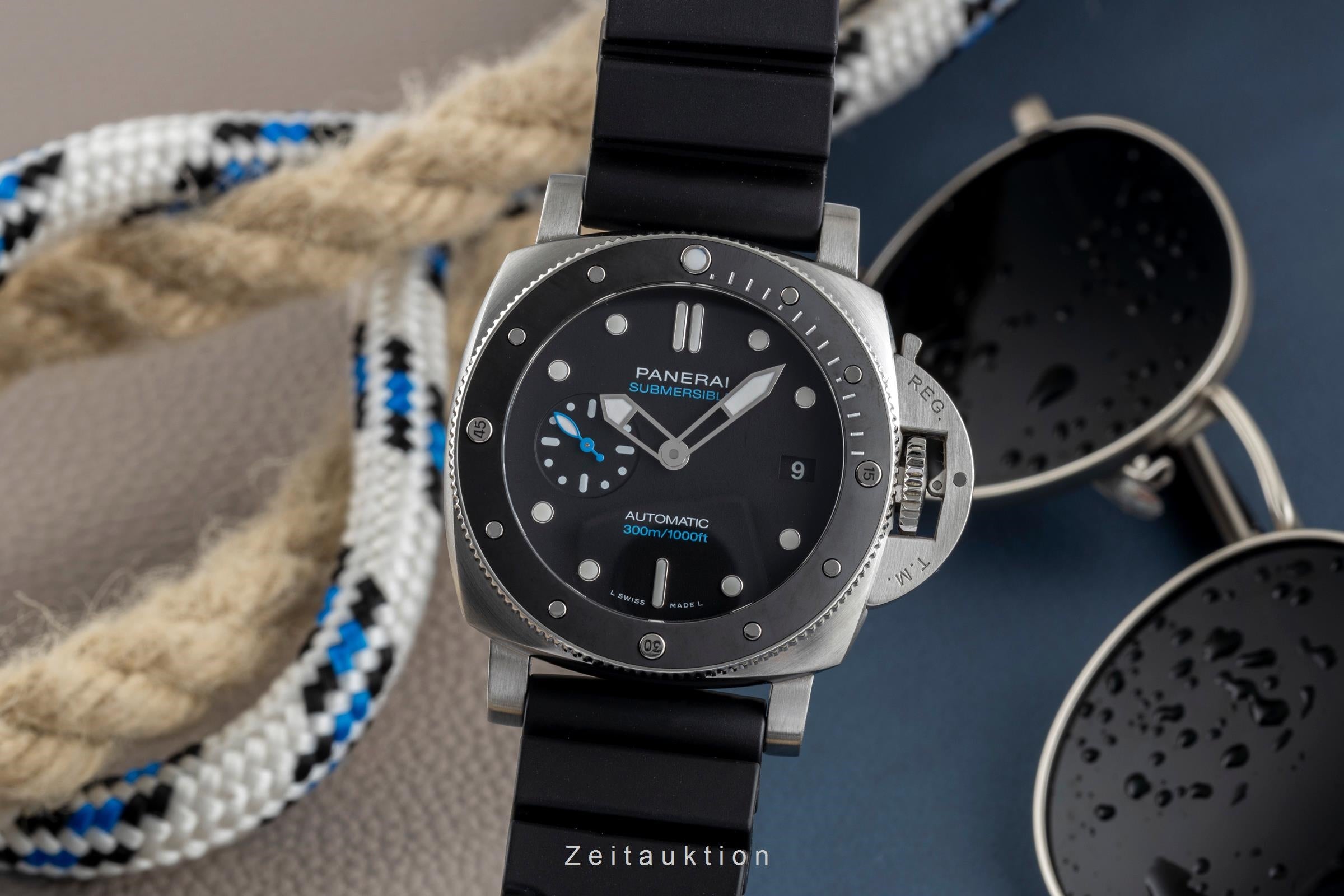 Panerai Submersible acero automático reloj para caballeros PAM00683 LP: 9700EUR  [2502916]