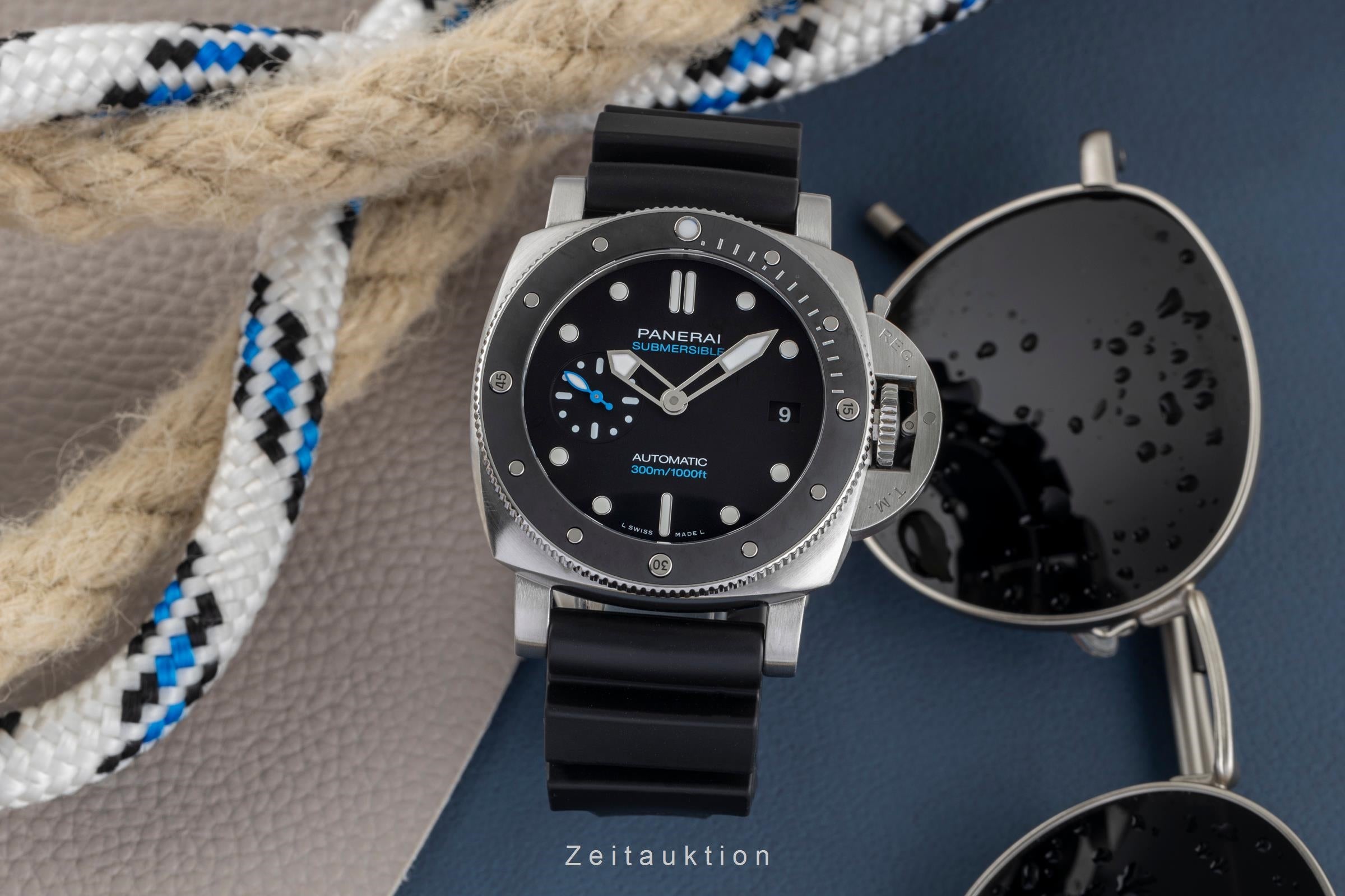 Panerai Submersible acero automático reloj para caballeros PAM00683 LP: 9700EUR  [2502916]