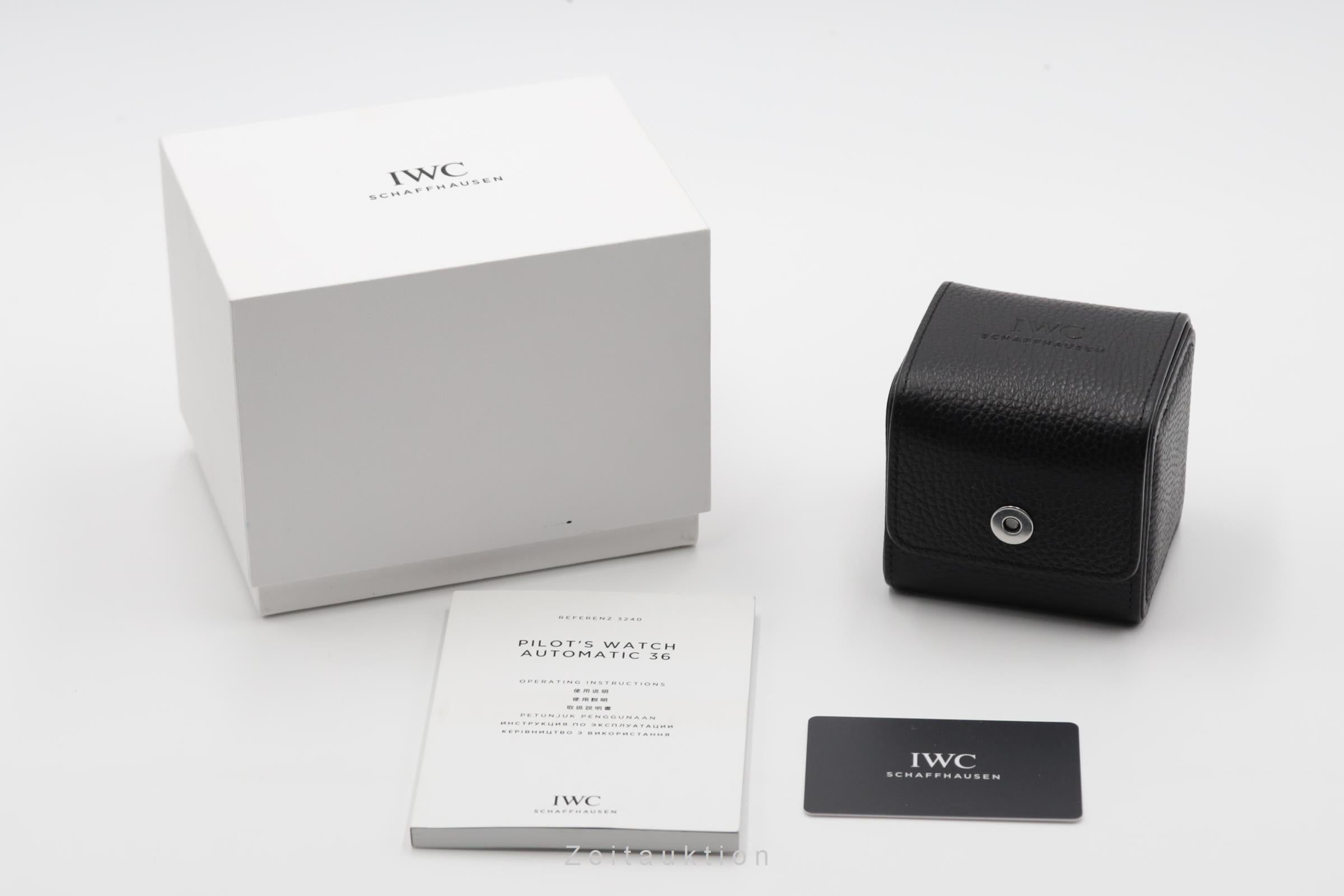 IWC Pilot Mark XX Blue Dial Stahl Automatik Herrenuhr Ref. IW328203 NP: 5700,- € [2502918]